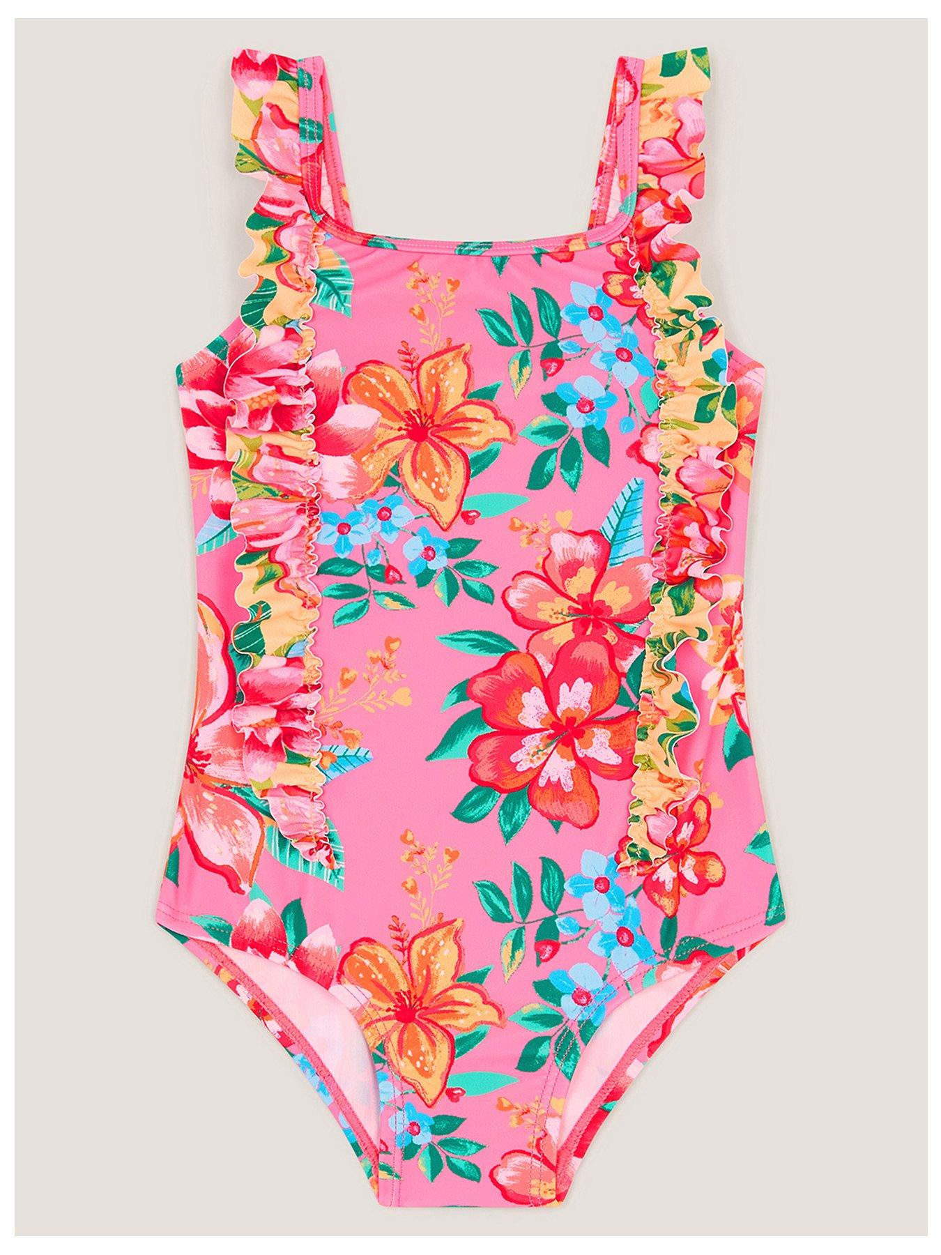 monsoon-baby-girls-floral-swimsuit-yellow
