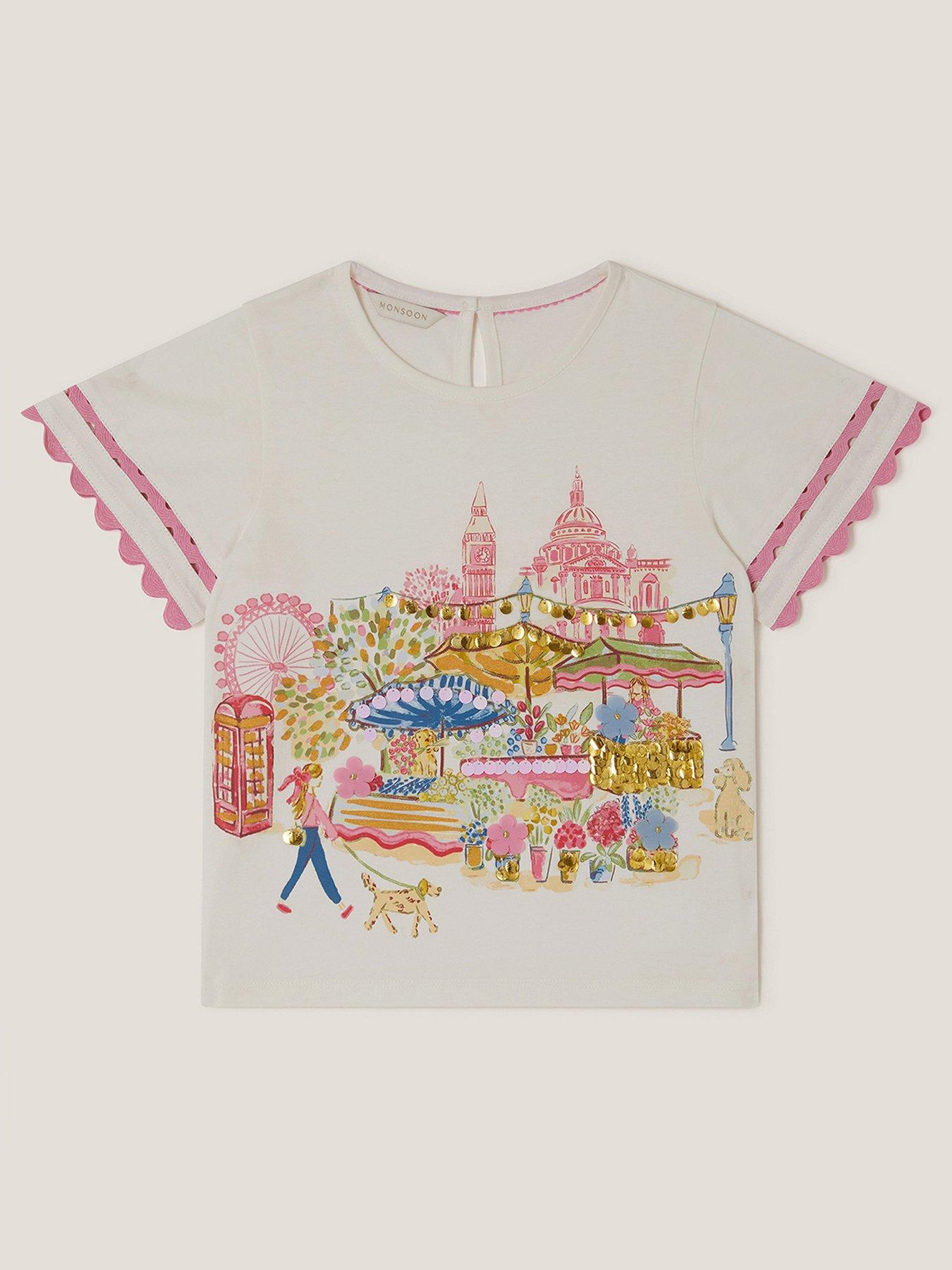 monsoon-girls-short-sleeve-london-scene-tshirt-light-cream