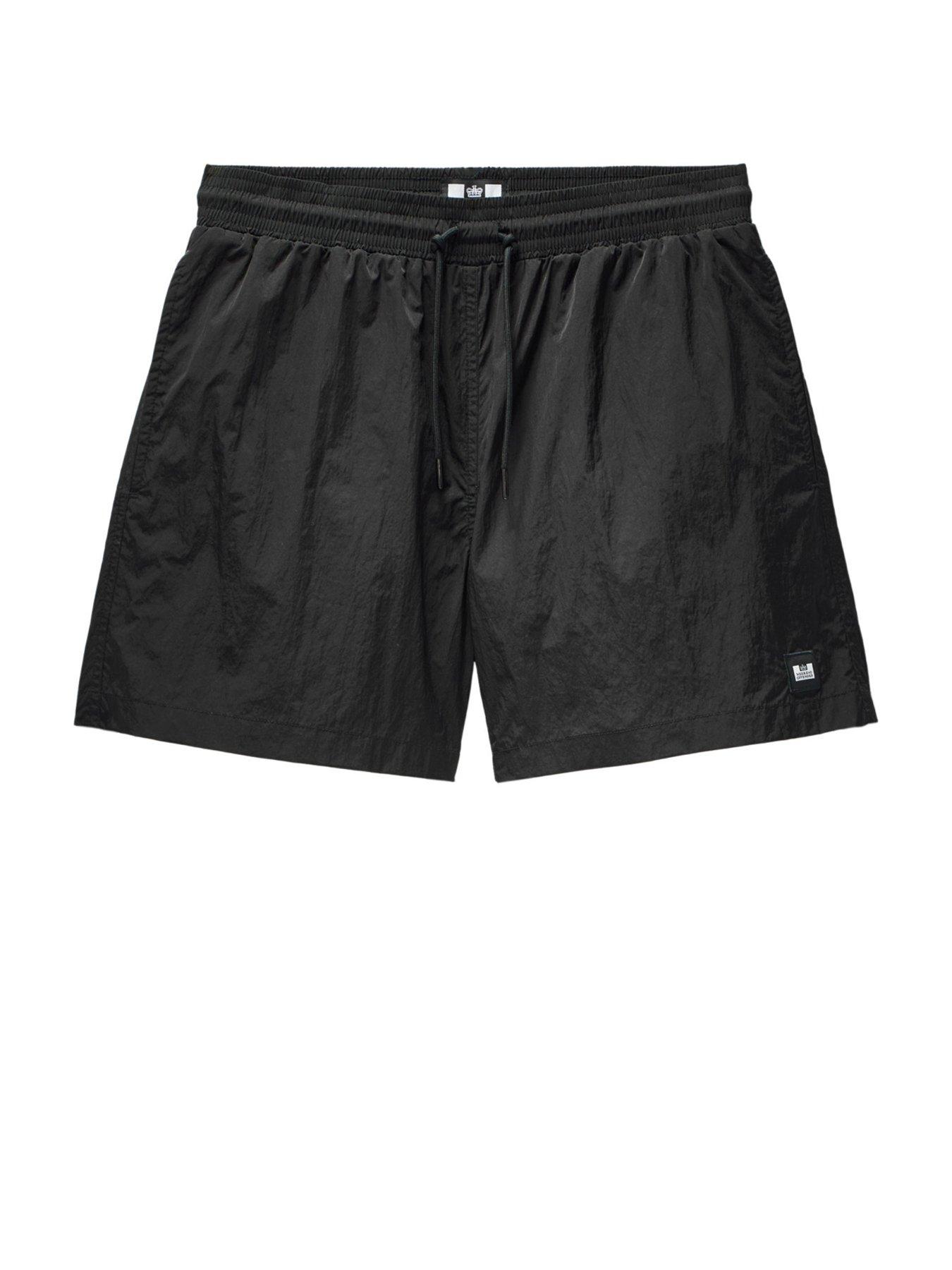 Image 4 of 6 of Weekend Offender Weekend Offender Stacks Sweat Shorts - Black