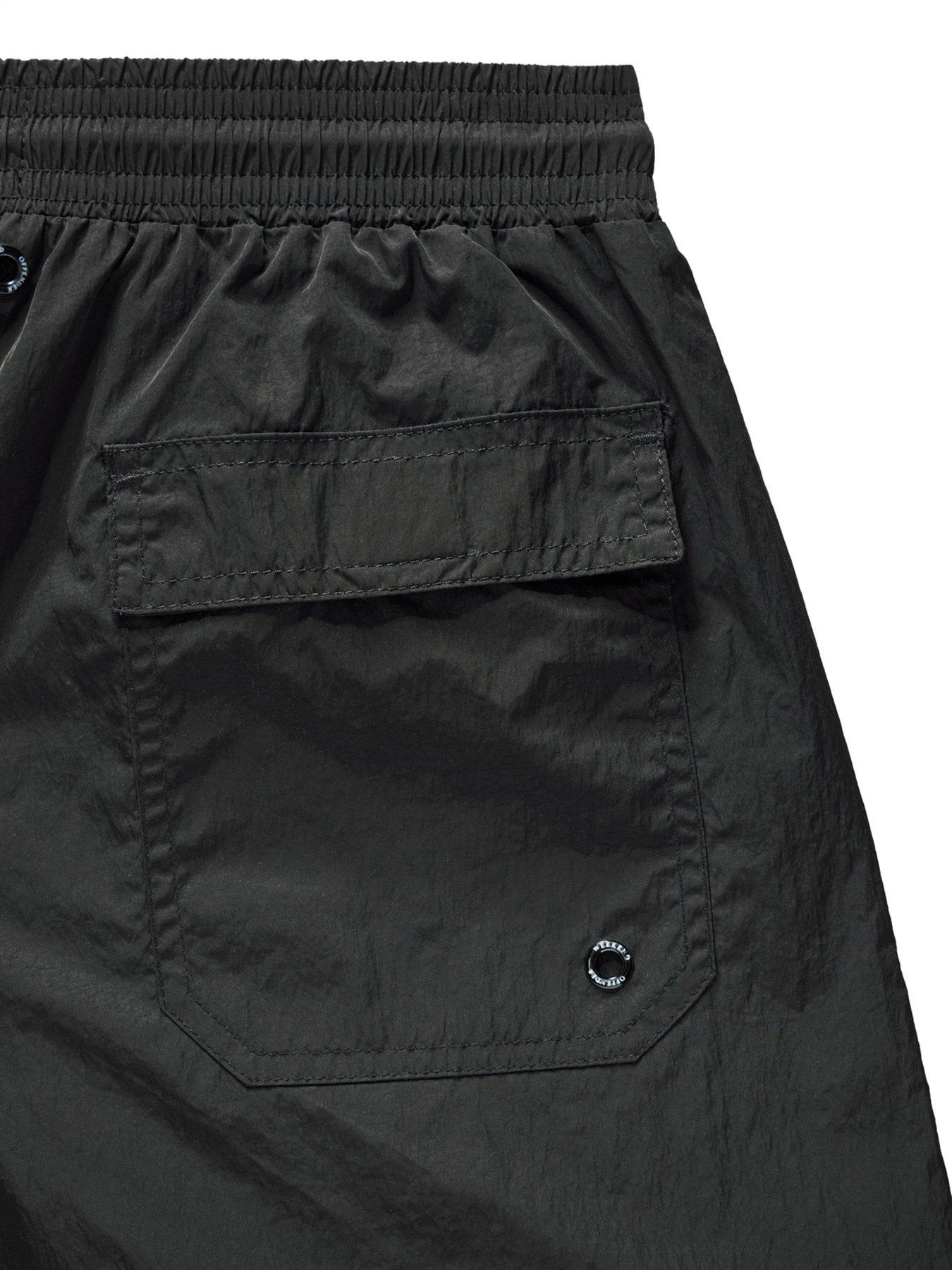 Image 6 of 6 of Weekend Offender Weekend Offender Stacks Sweat Shorts - Black