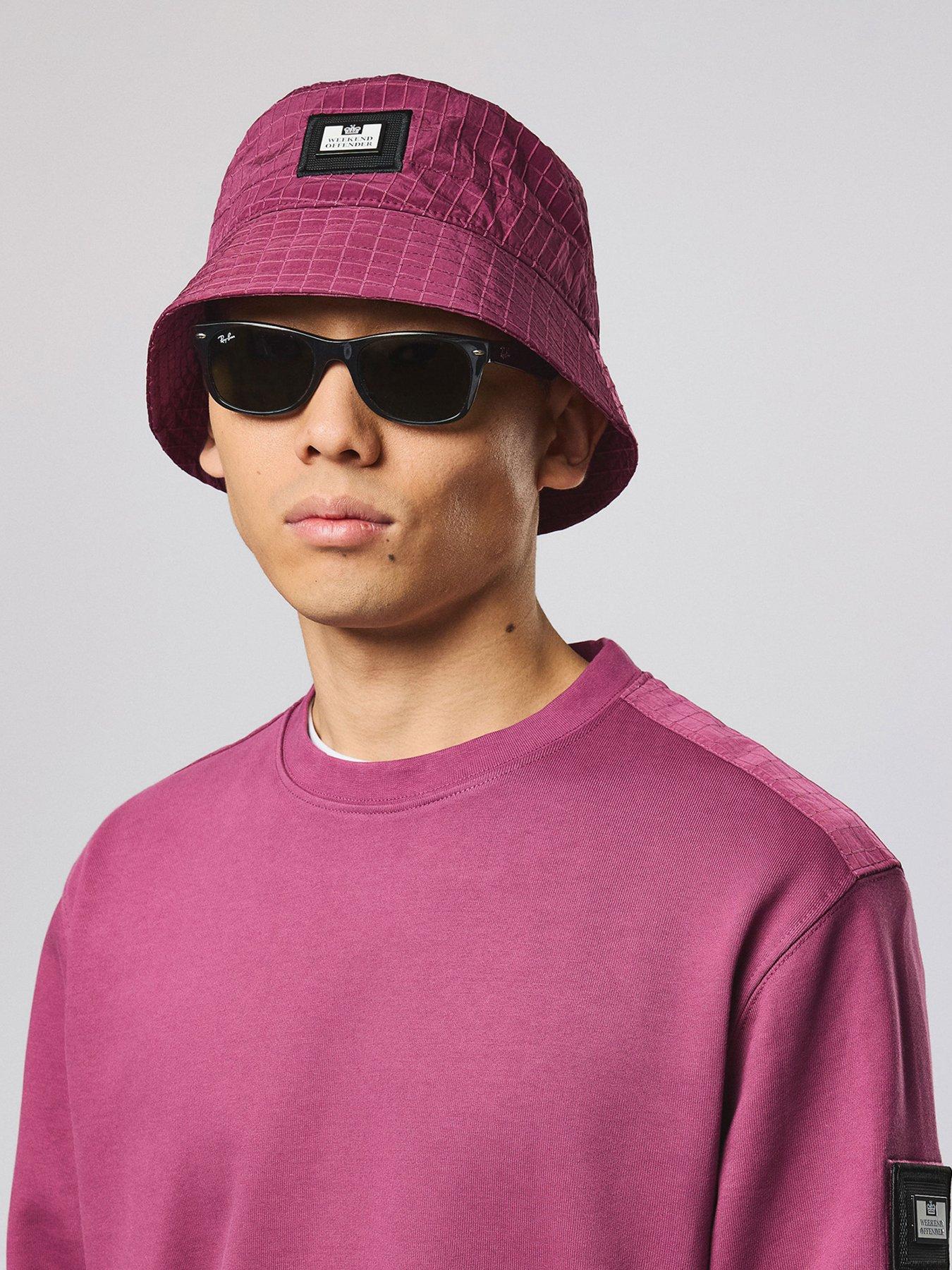 Weekend Offender Weekend Offender Boukhari Bucket Hat - Dark Pink