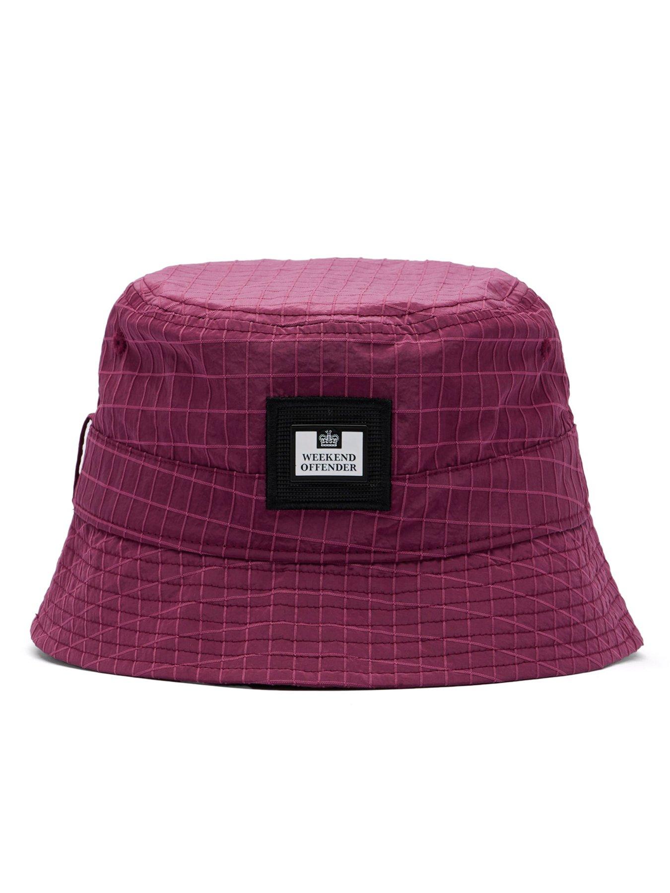 weekend-offender-weekend-offender-boukhari-bucket-hat-dark-pinkstillFront