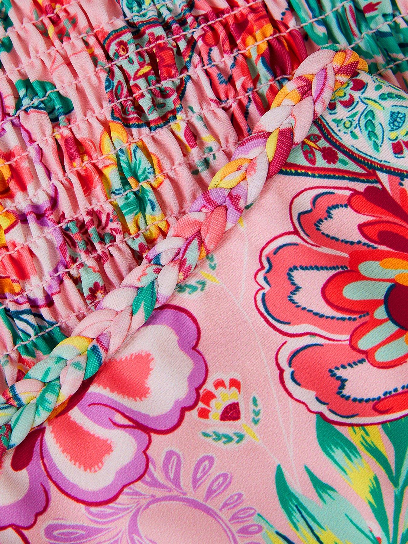 Image 3 of 3 of Monsoon Girls Paisley Mix Match Bikini - Multi