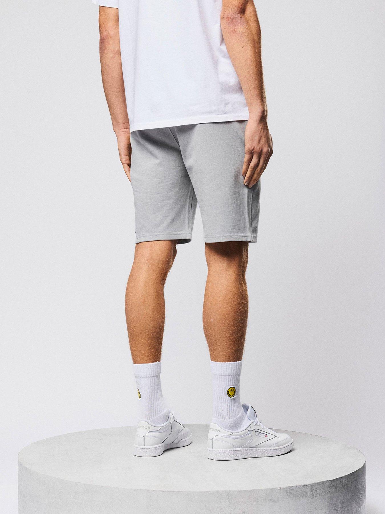 Image 3 of 6 of Weekend Offender Weekend Offender Hawkins Cargo Sweat Shorts - Grey