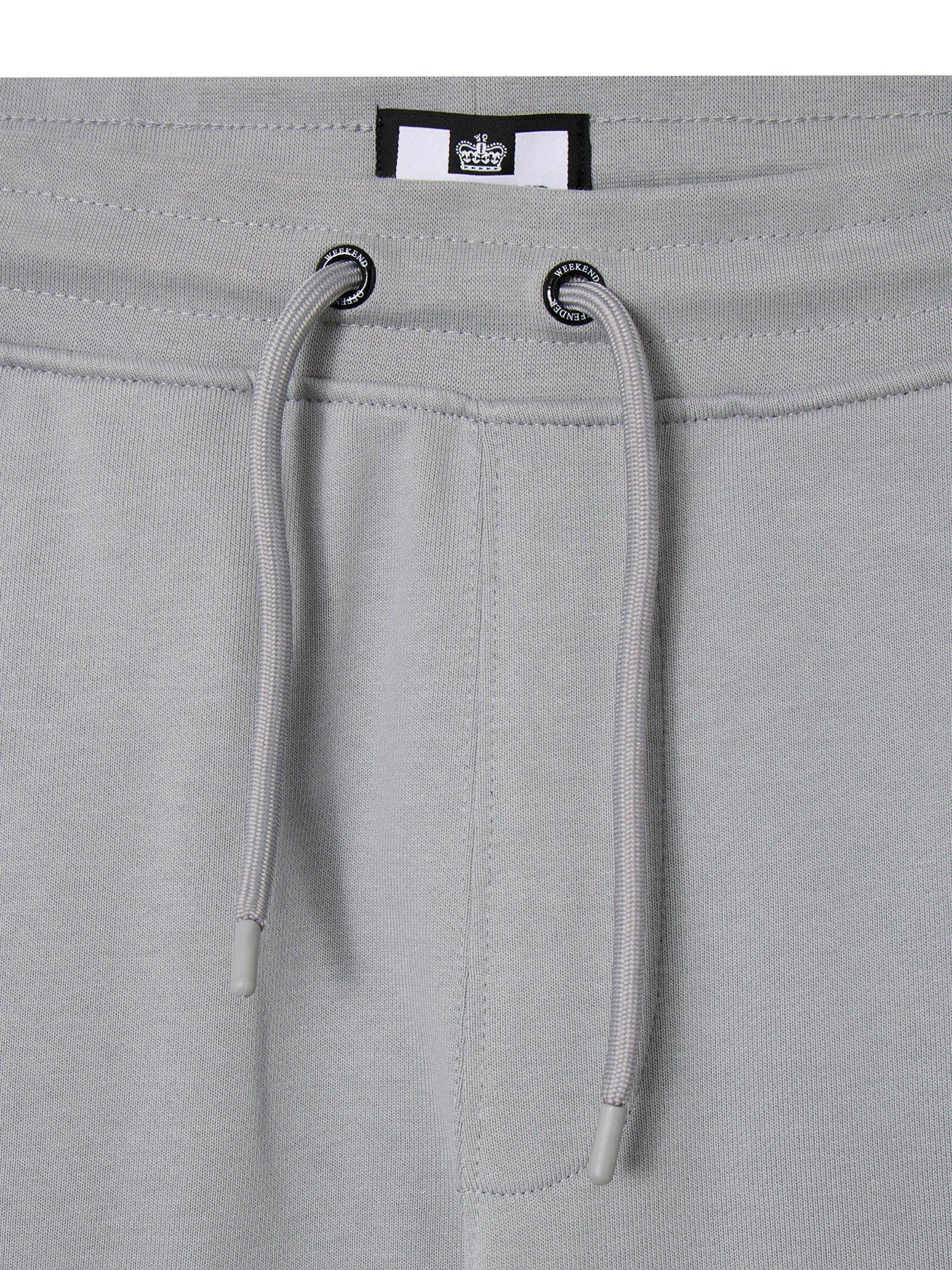 Image 5 of 6 of Weekend Offender Weekend Offender Hawkins Cargo Sweat Shorts - Grey