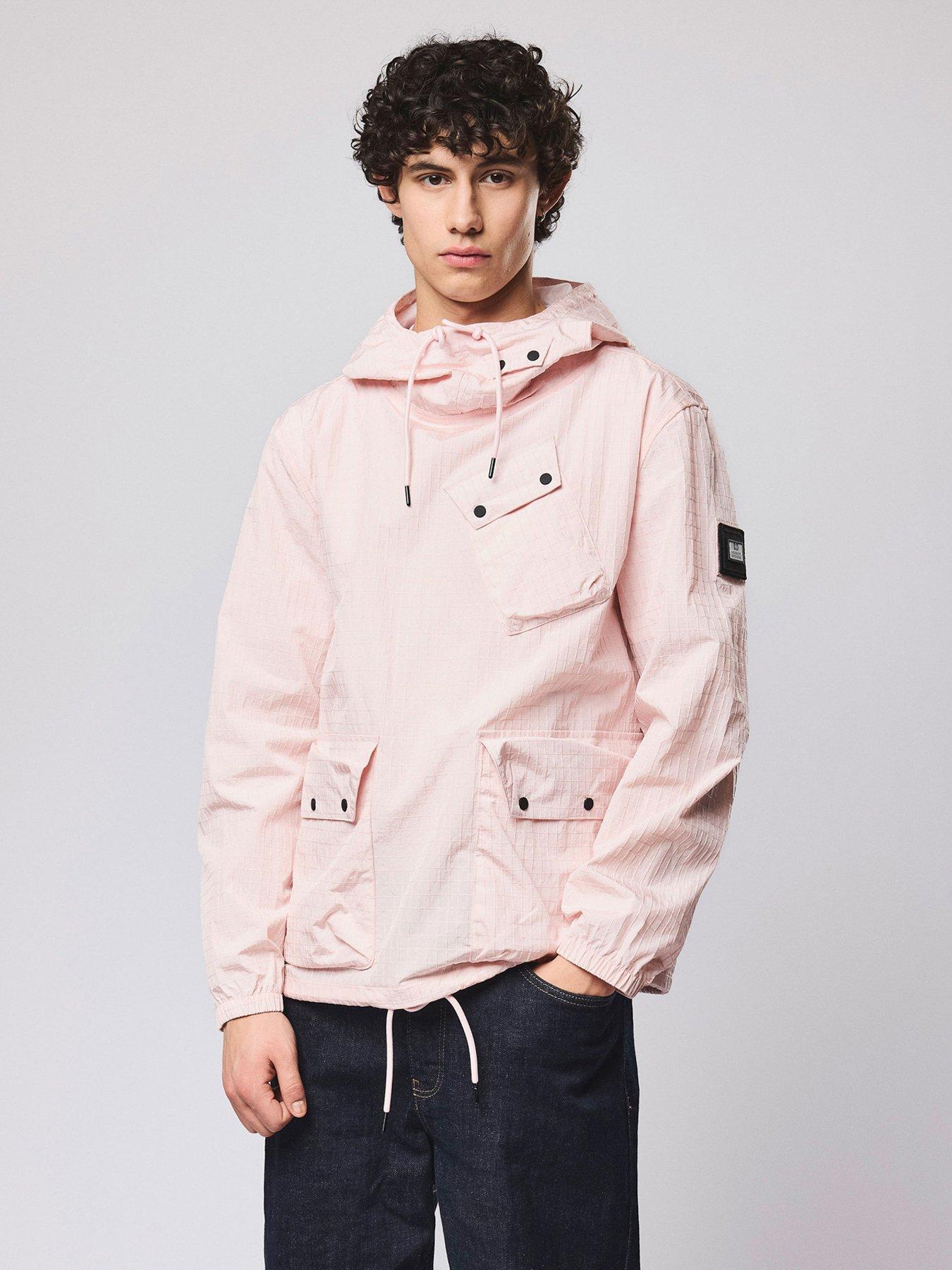 Weekend Offender Weekend Offender Grohl Technical Multi Pocket Waterproof Jacket - Light Pink
