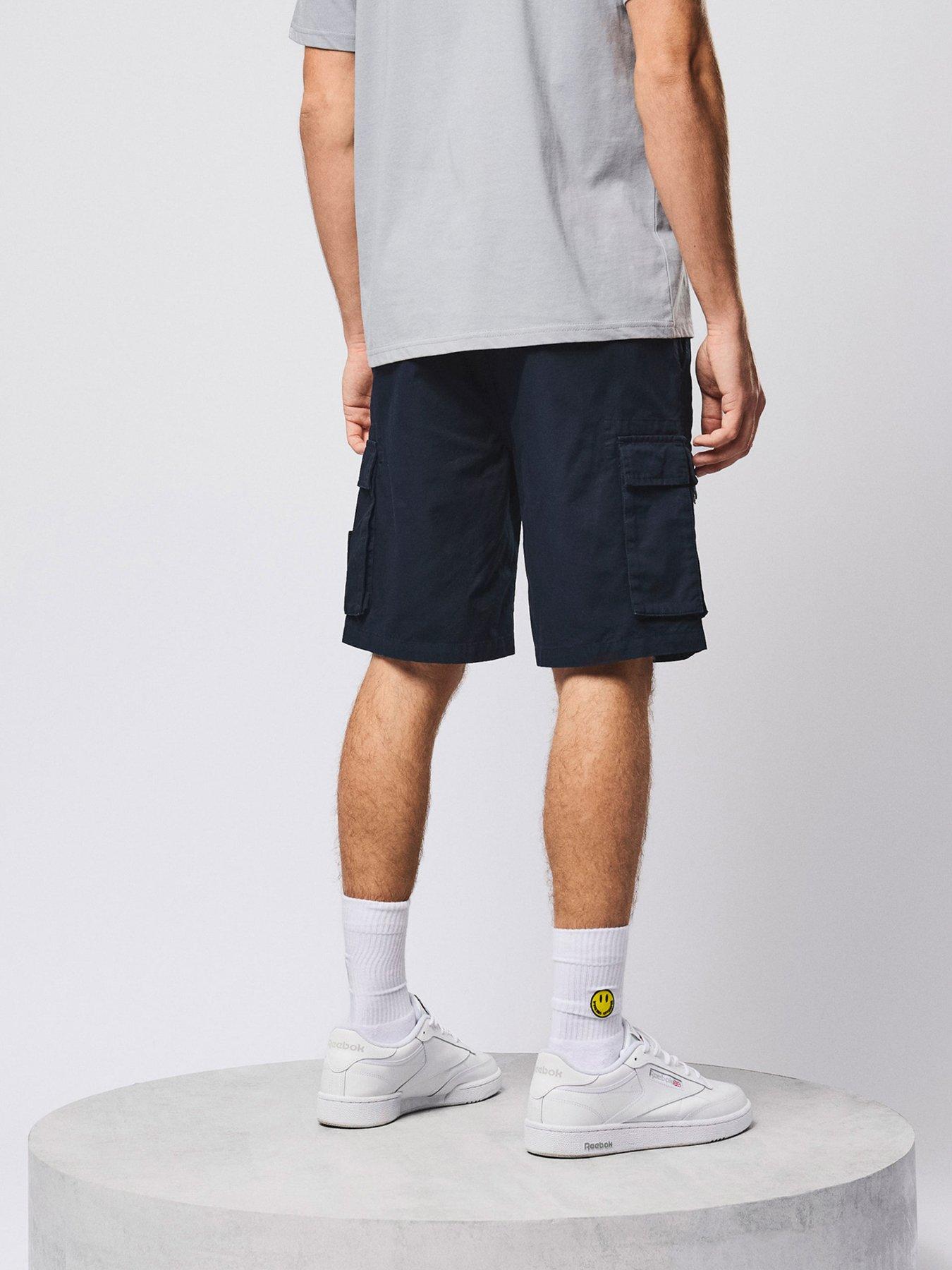 Image 3 of 6 of Weekend Offender Weekend Offender Mascia Cargo Shorts - Navy