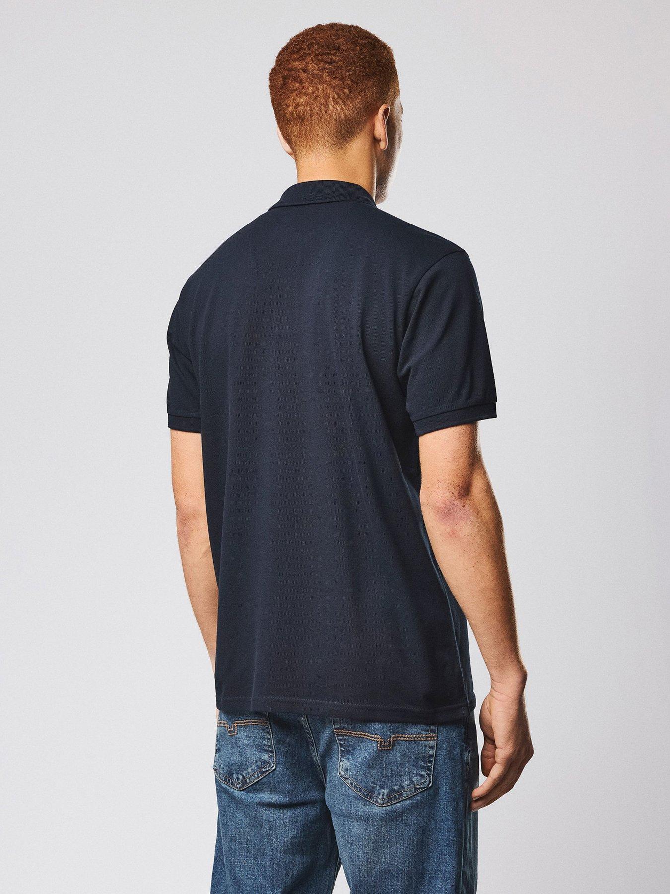 Image 3 of 5 of Weekend Offender Weekend Offender Heathcote Classic Badge Polo Shirt - Navy