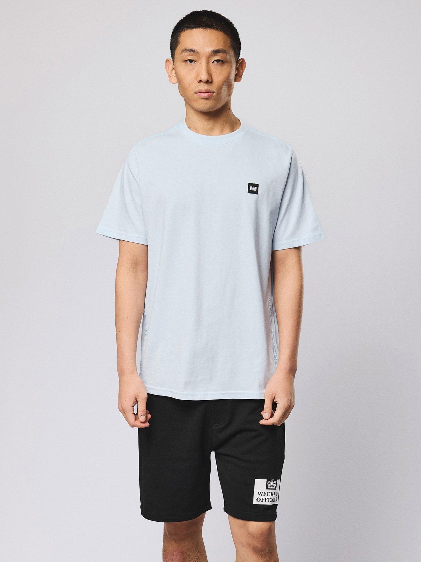 Weekend Offender Weekend Offender Isley Short Sleeve T-shirt - Light Blue