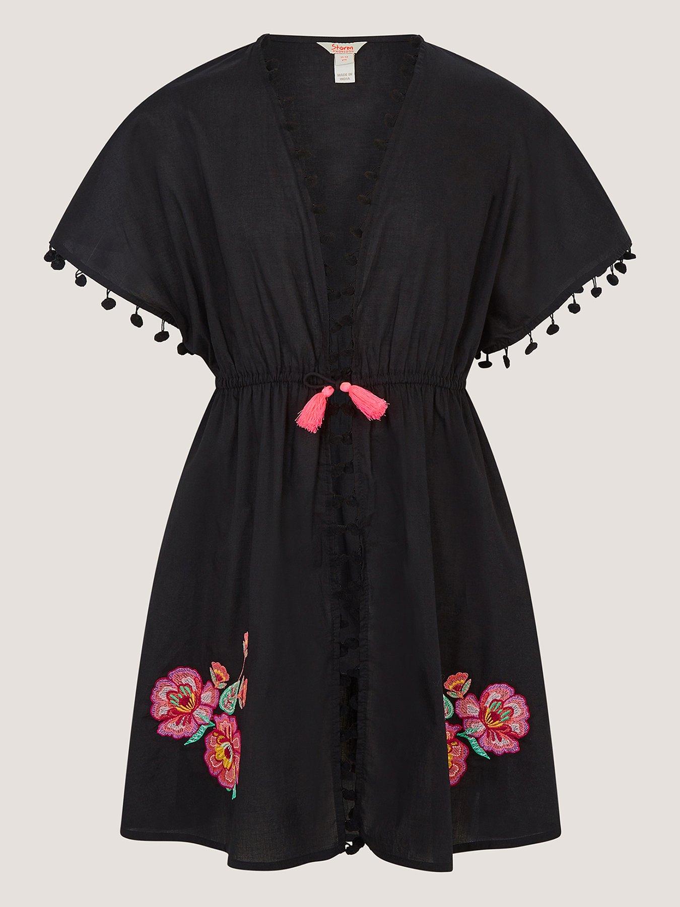 monsoon-girls-storm-embroidered-kaftan-blackfront