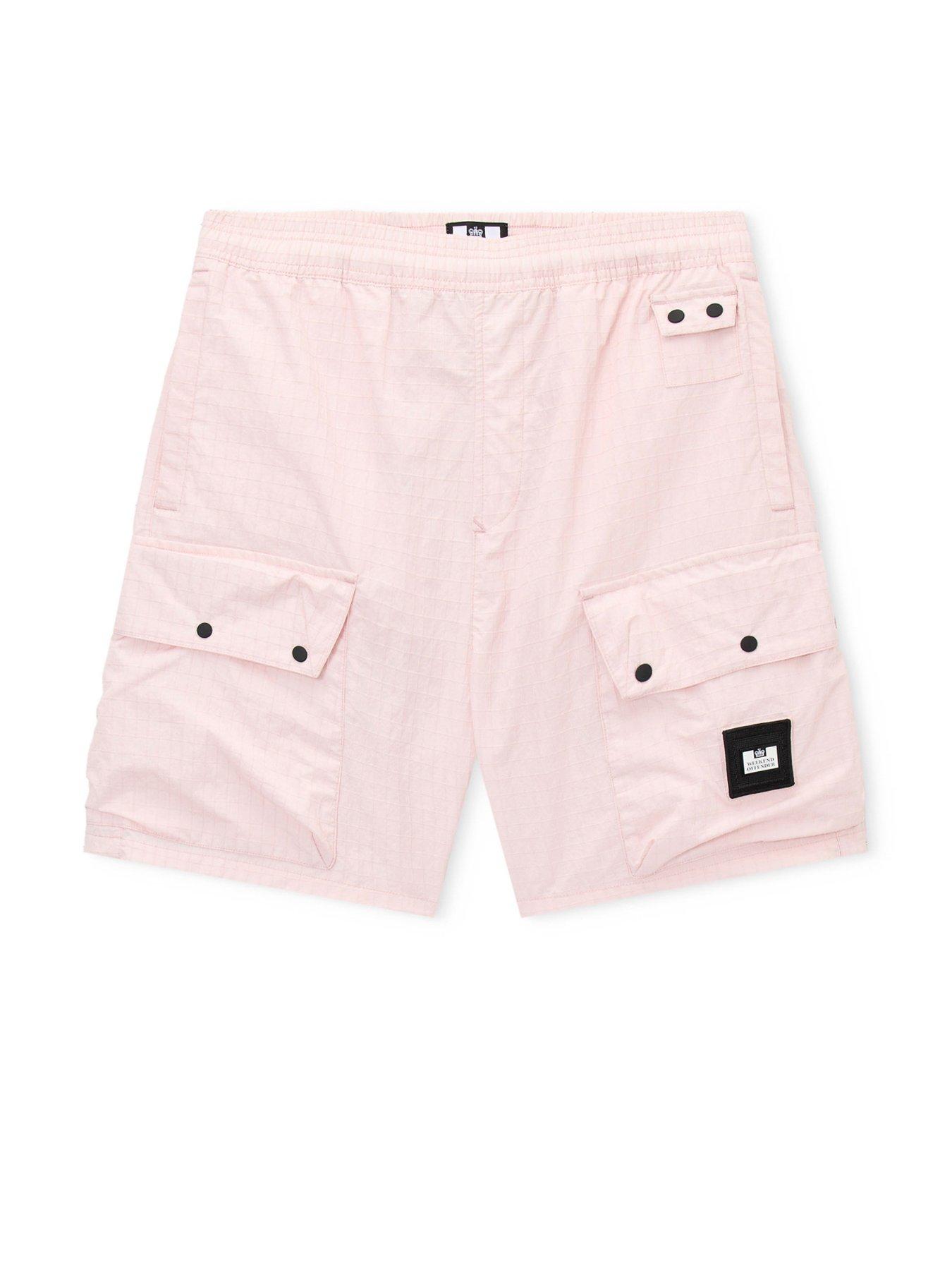 weekend-offender-weekend-offender-zemmouri-technical-multi-pocket-waterproof-shorts-light-pinkoutfit