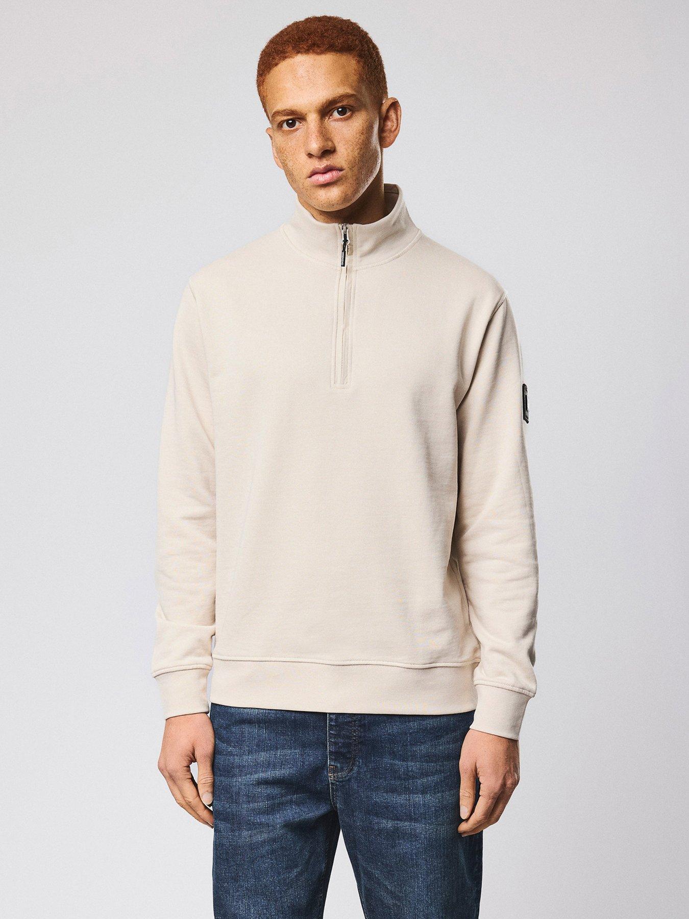 weekend-offender-weekend-offender-kraviz-14-zip-sweatshirt-beigefront
