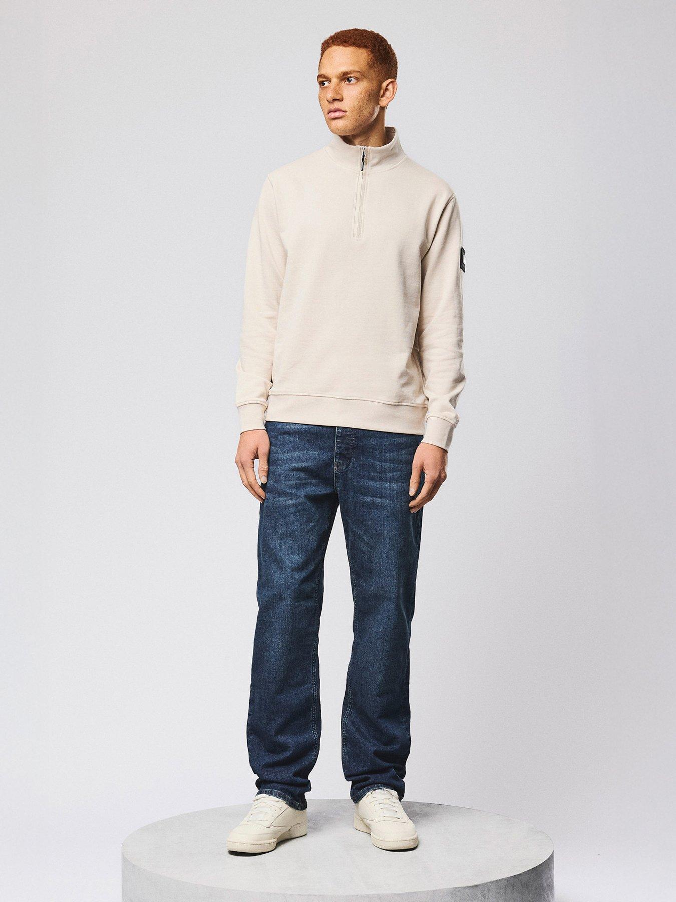 weekend-offender-weekend-offender-kraviz-14-zip-sweatshirt-beigestillFront