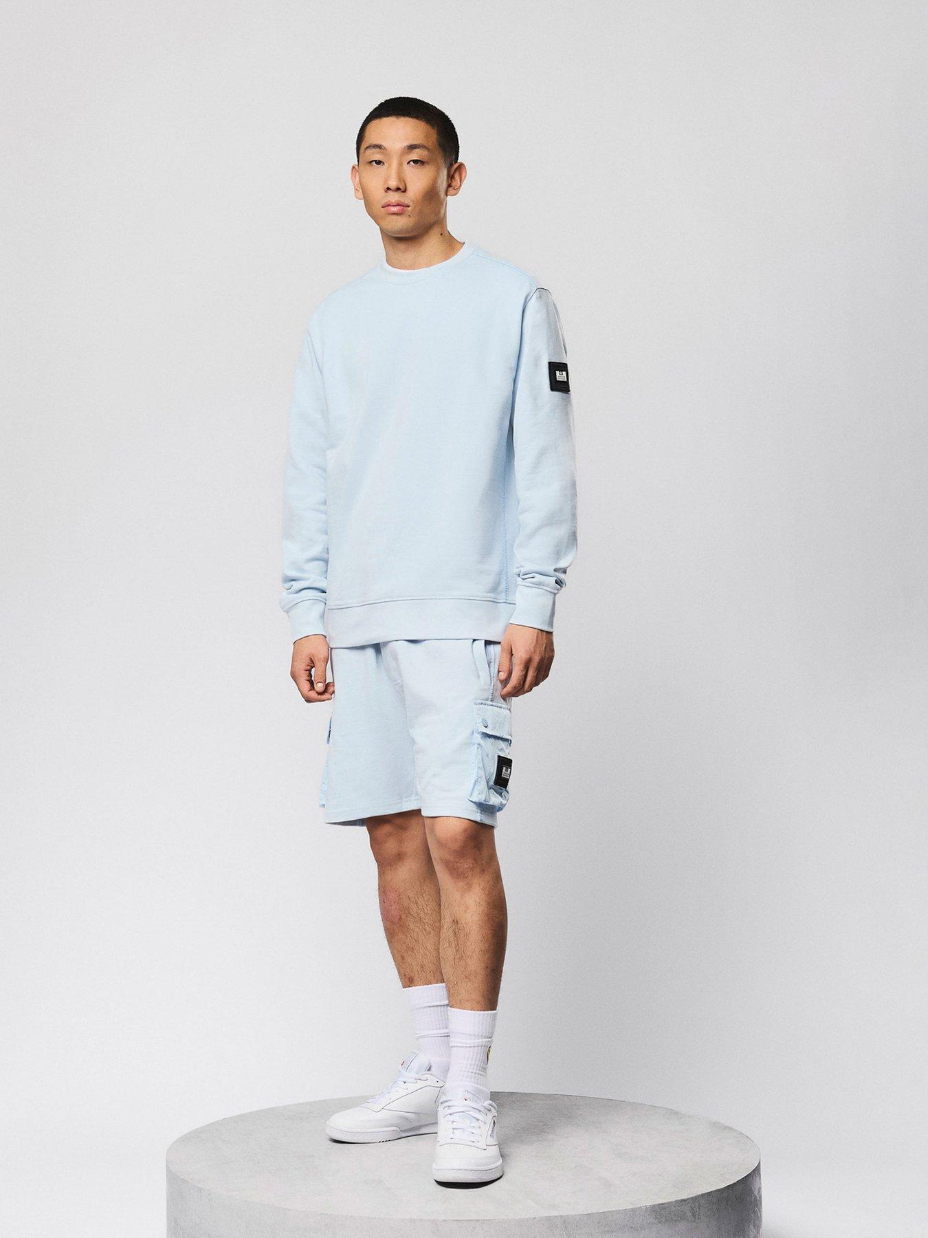 Weekend Offender Weekend Offender Noreaster Technical Sweat Shorts - Light Blue