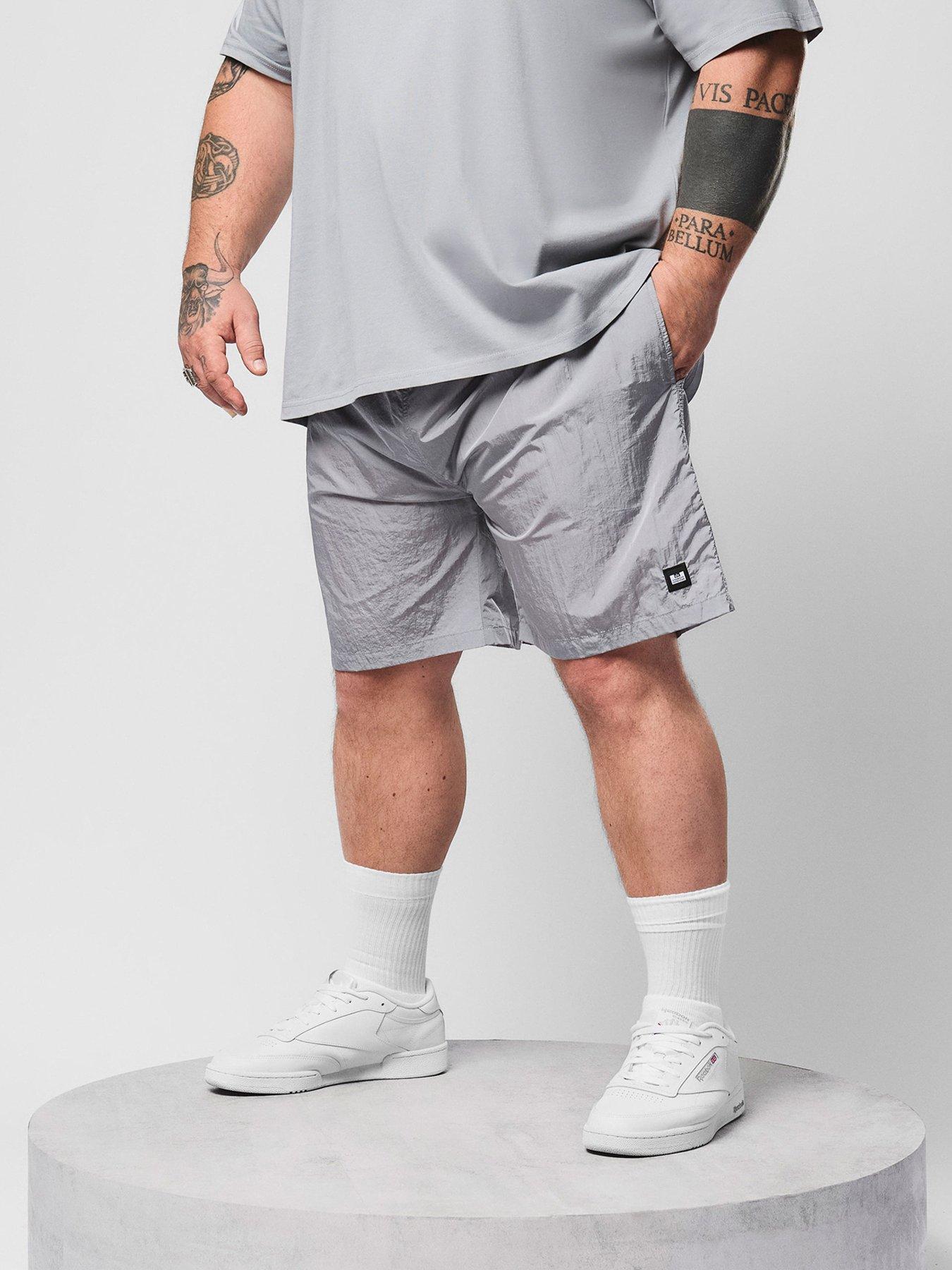 weekend-offender-weekend-offender-big-and-tall-stacks-drawstring-swim-shorts-greystillFront