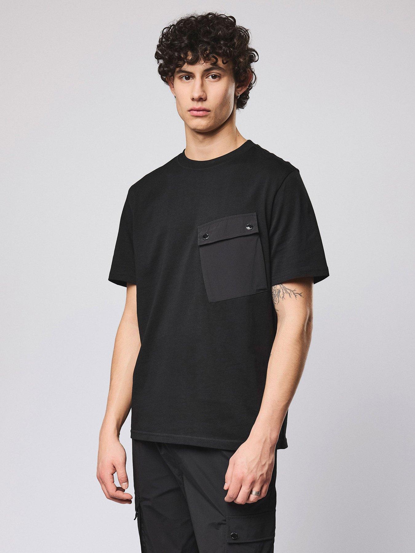 Weekend Offender Weekend Offender Adrar Short Sleeve Pocket T-shirt - Black
