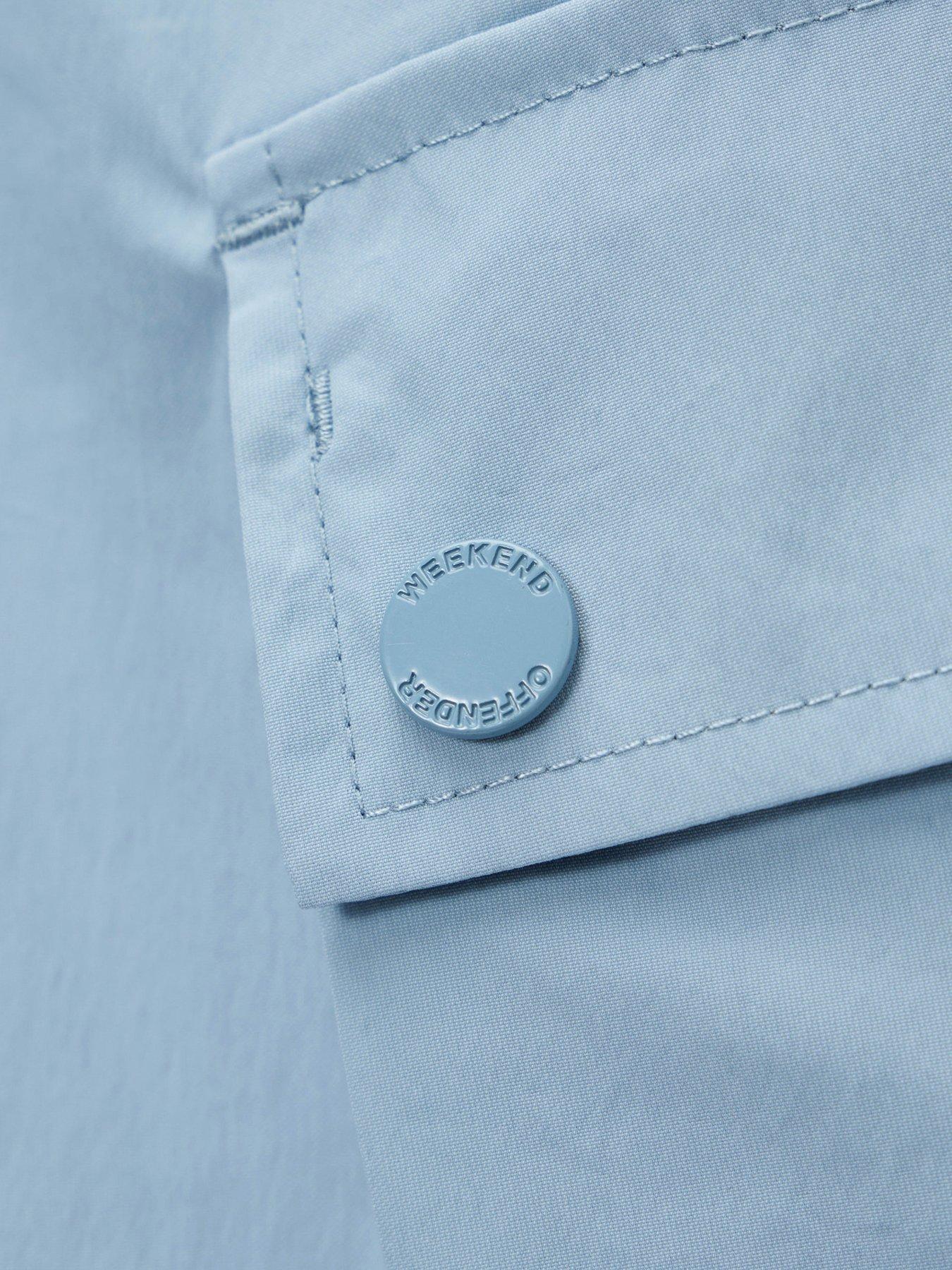 Image 6 of 6 of Weekend Offender Weekend Offender Baraki Technical Shorts - Blue