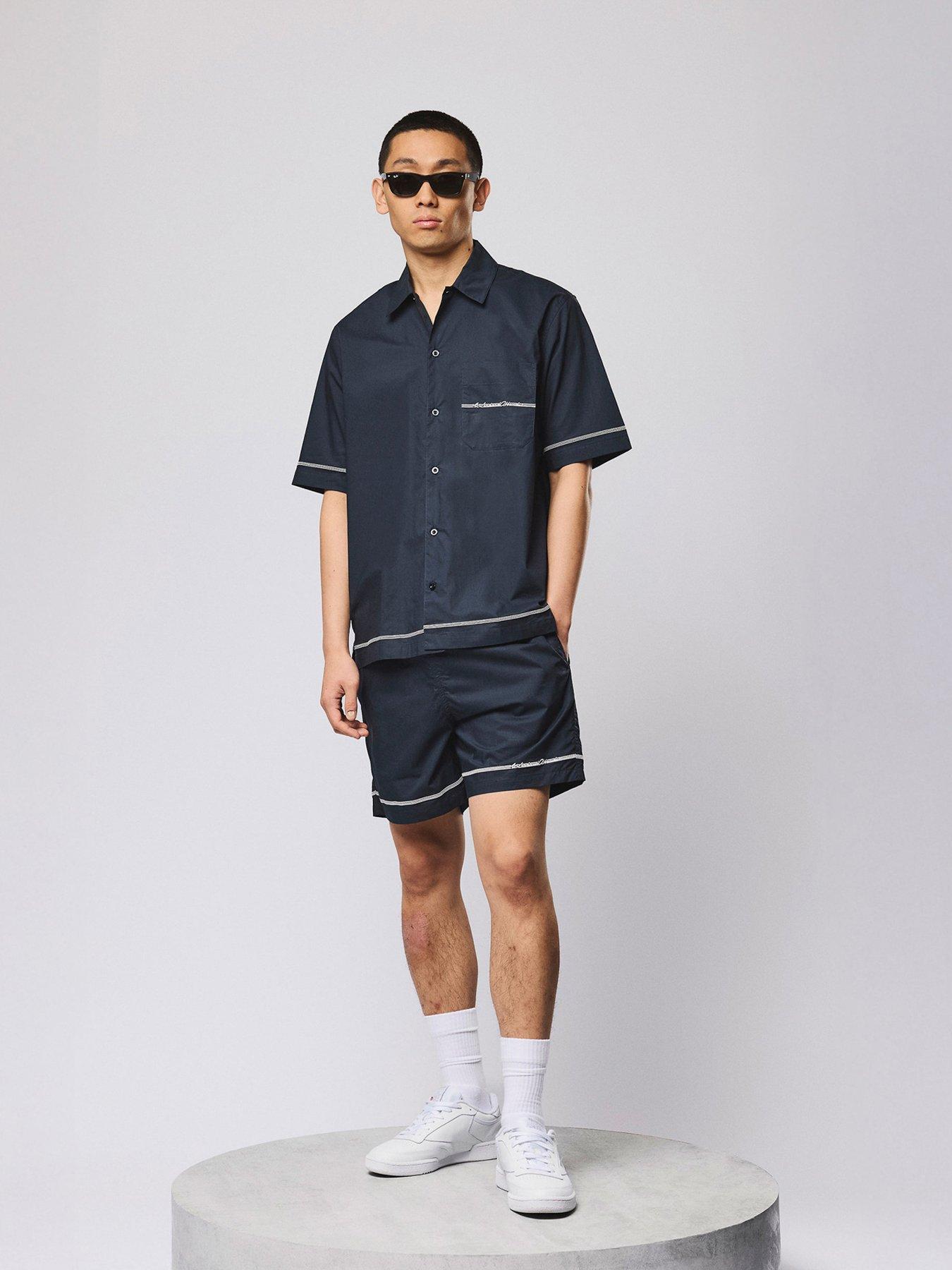 Weekend Offender Weekend Offender Senia Short Sleeve Shirt - Navy