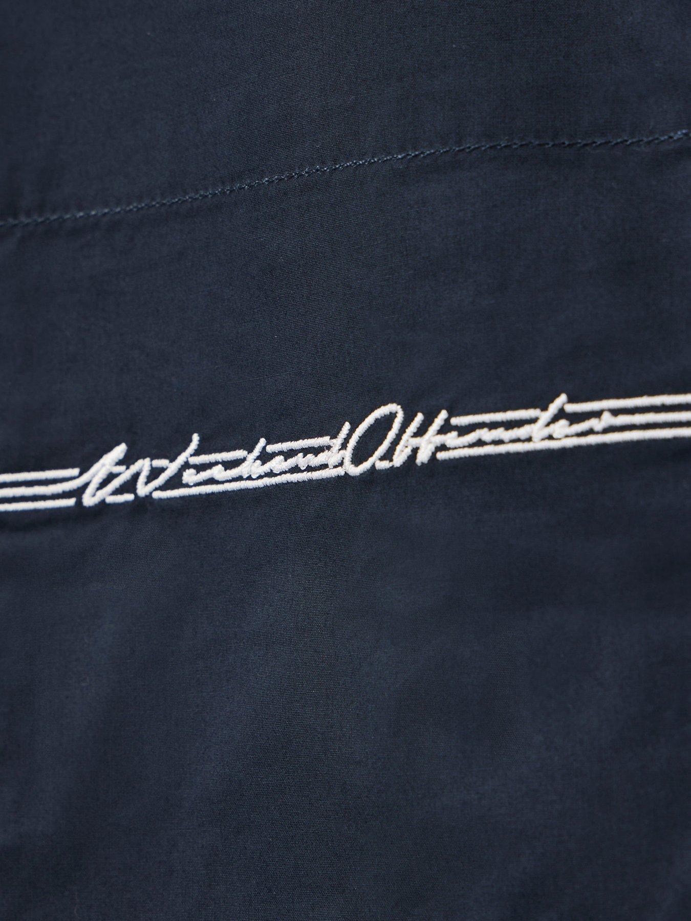 Image 7 of 7 of Weekend Offender Weekend Offender Senia Short Sleeve Shirt - Navy
