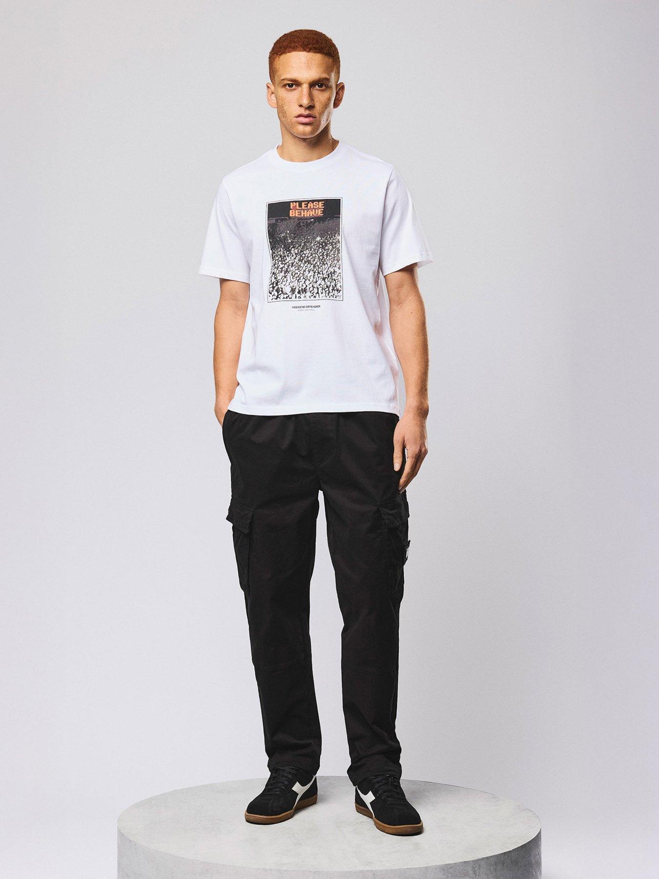 weekend-offender-weekend-offender-eldon-woven-cargo-trousers-blackstillFront
