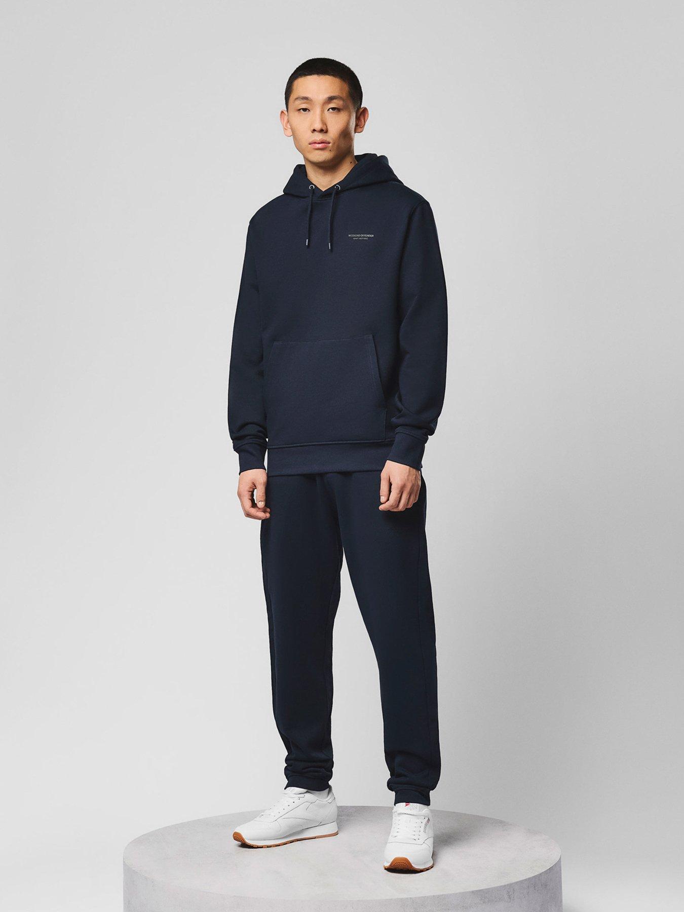 Image 1 of 4 of Weekend Offender Weekend Offender Bronx Tracksuit Set - Navy
