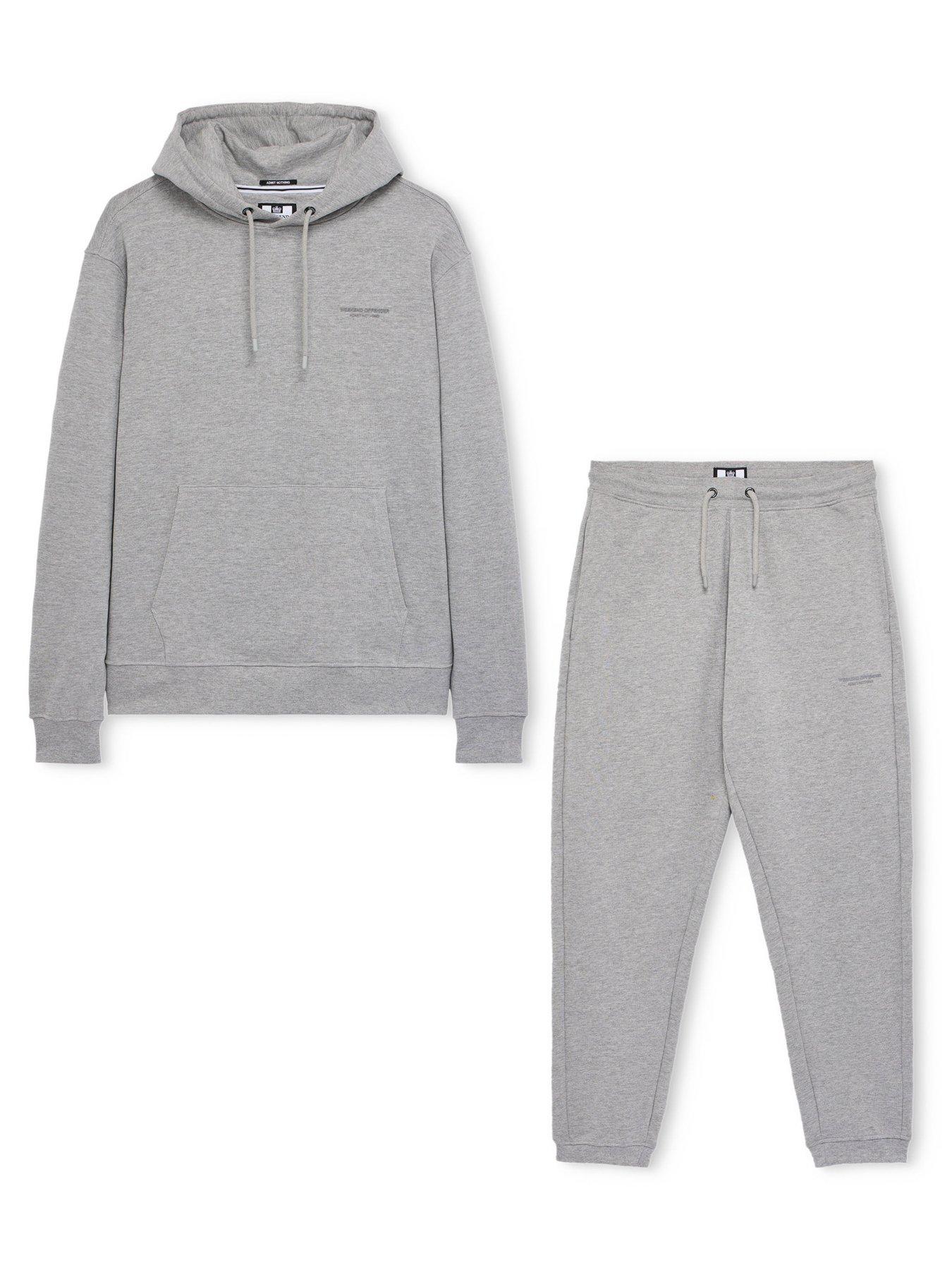 Image 3 of 4 of Weekend Offender Weekend Offender Bronx Tracksuit Set - Grey