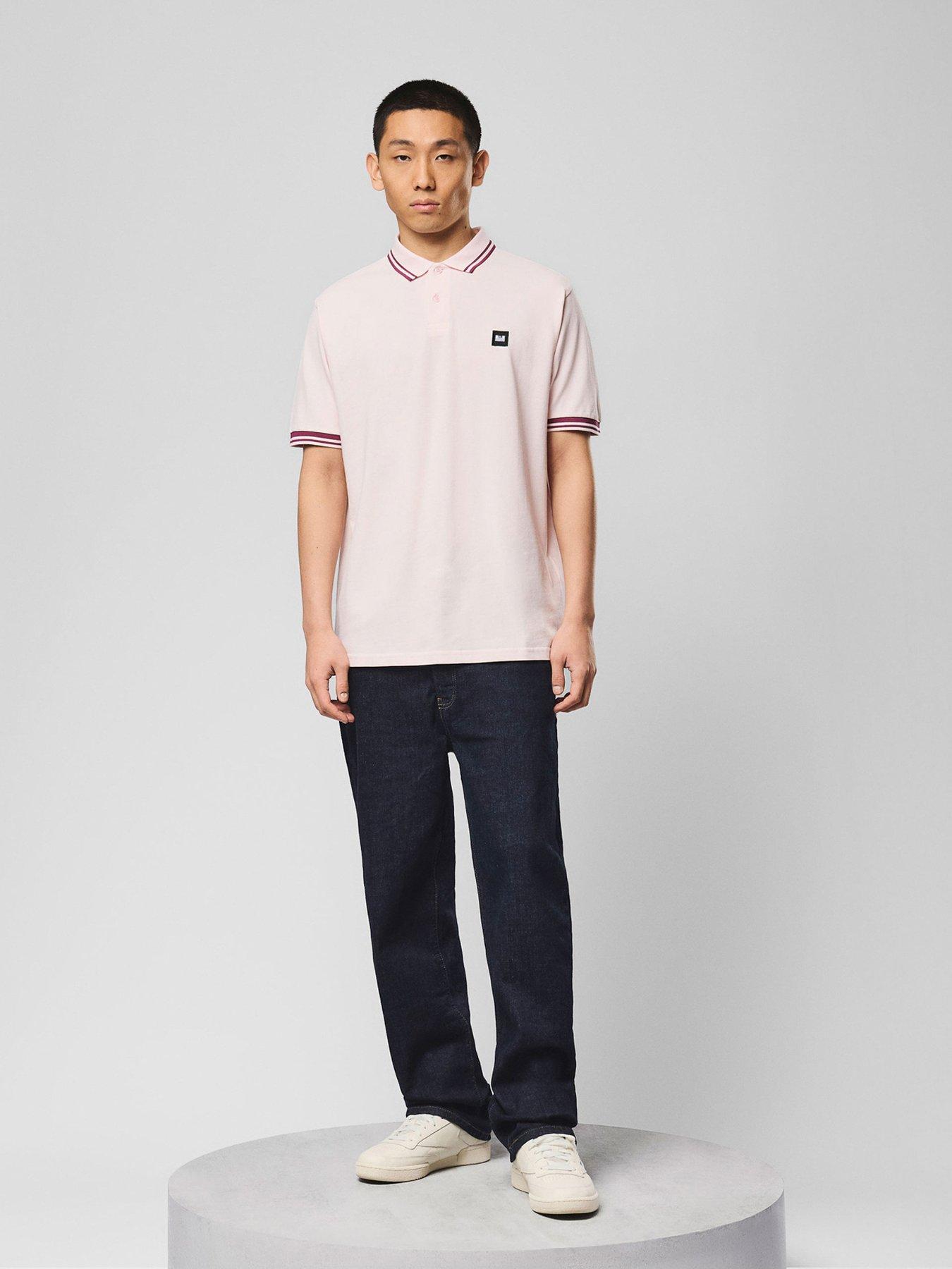 weekend-offender-weekend-offender-levanto-short-sleeve-polo-shirt-light-pink