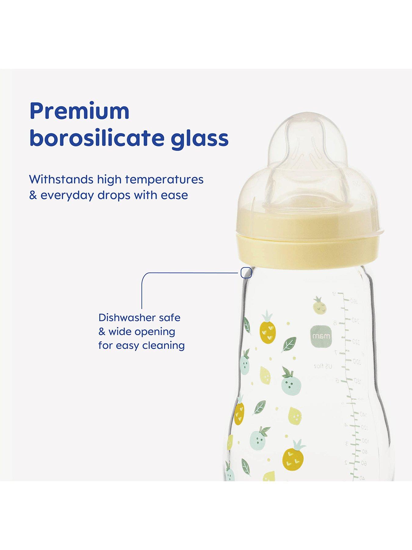Image 2 of 7 of MAM Feel Good Glass 260ML  Bottle 2PK - Unisex