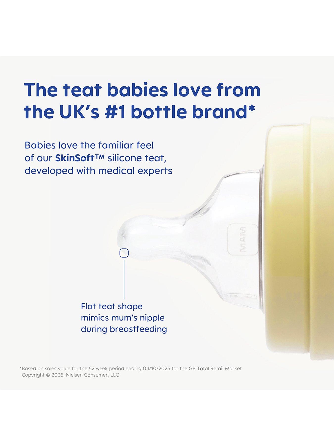 Image 3 of 7 of MAM Feel Good Glass 260ML  Bottle 2PK - Unisex