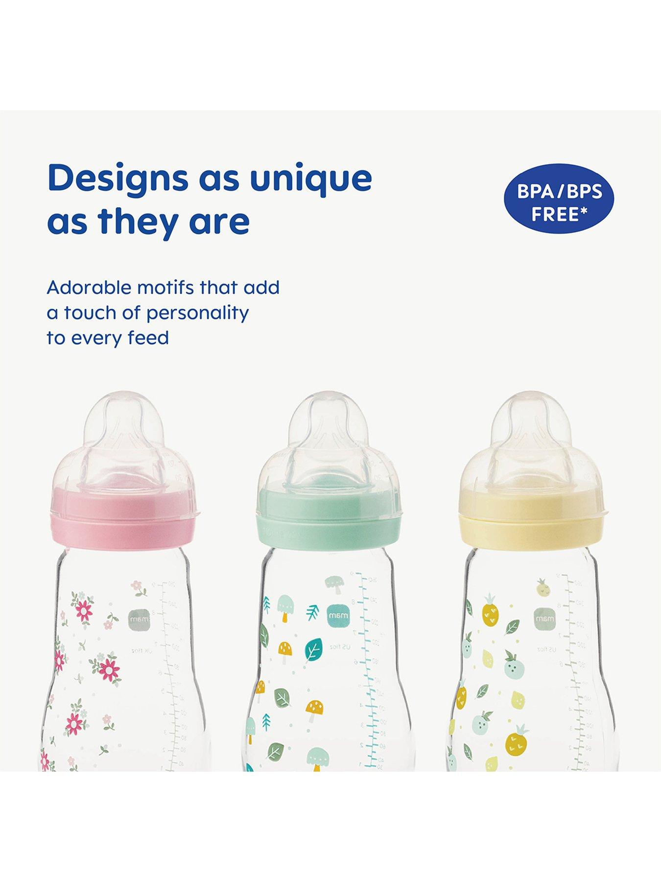 Image 5 of 7 of MAM Feel Good Glass 260ML  Bottle 2PK - Unisex