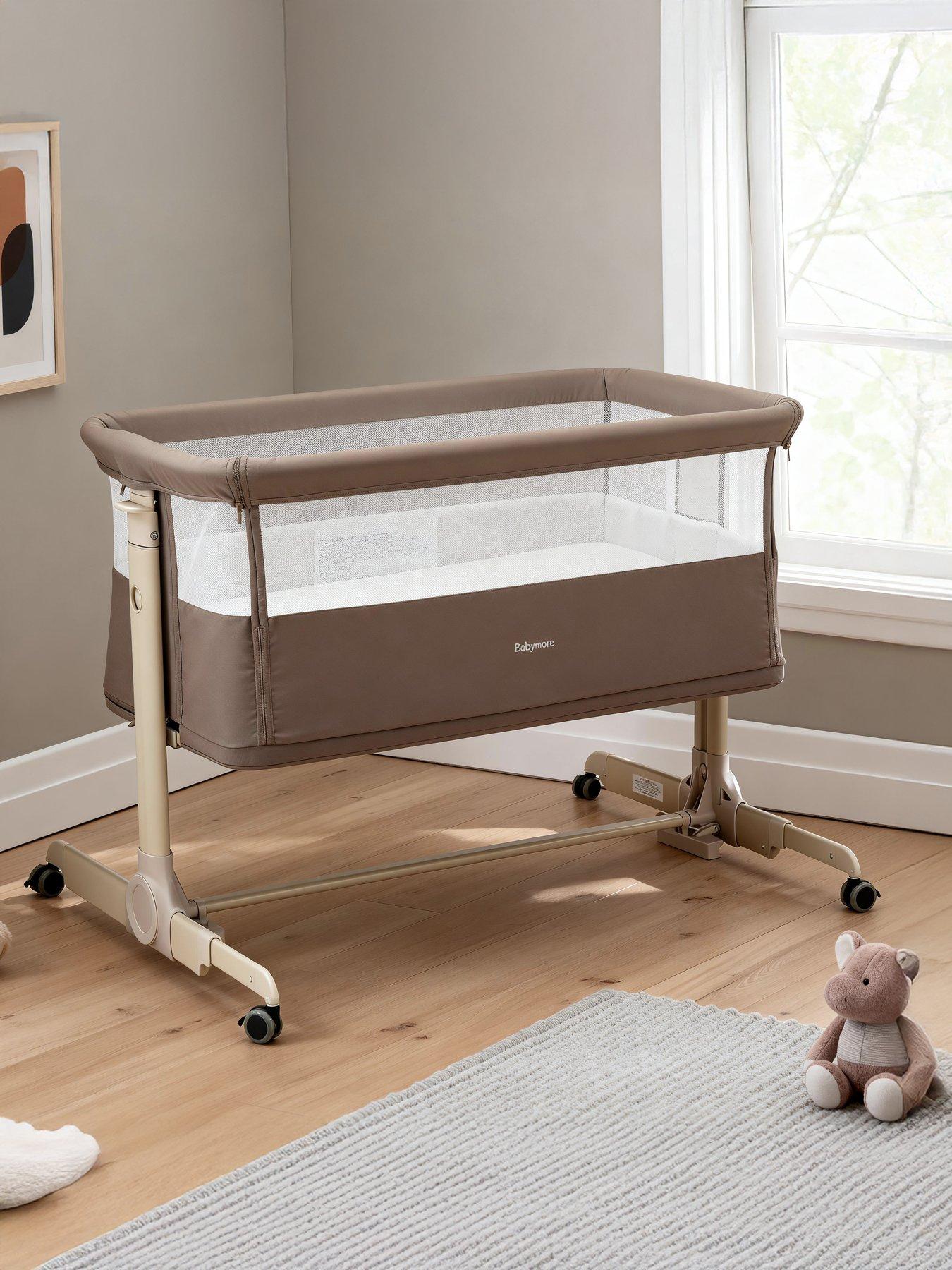 babymore-neera-bedside-crib-mocha