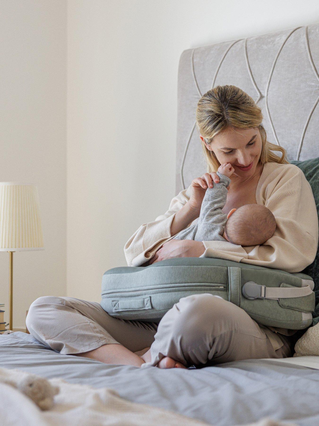 Image 4 of 5 of CuddleCo Elysia Nursing Pillow - Balance Green