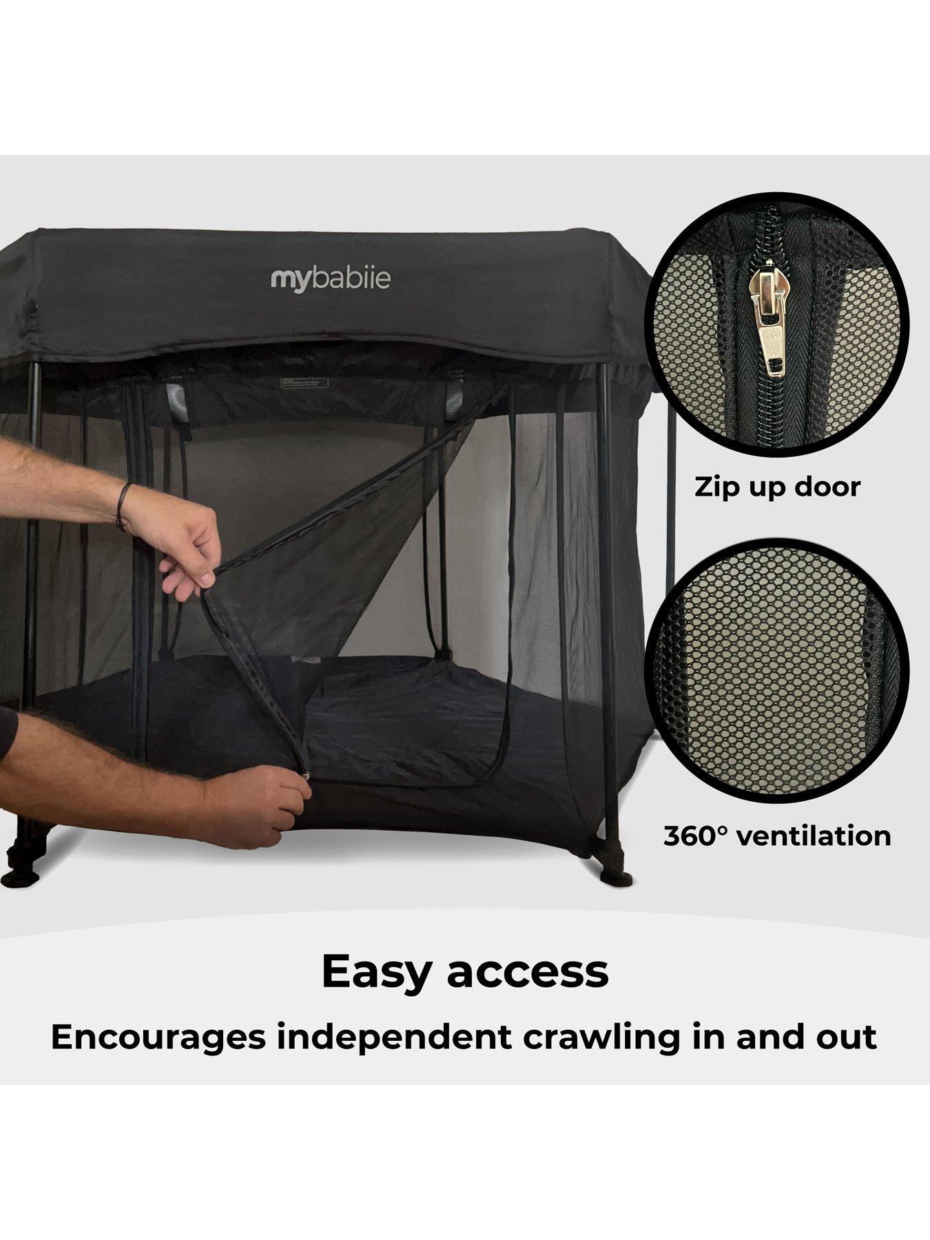 Image 5 of 7 of My Babiie Foldable Baby Playpen - Black