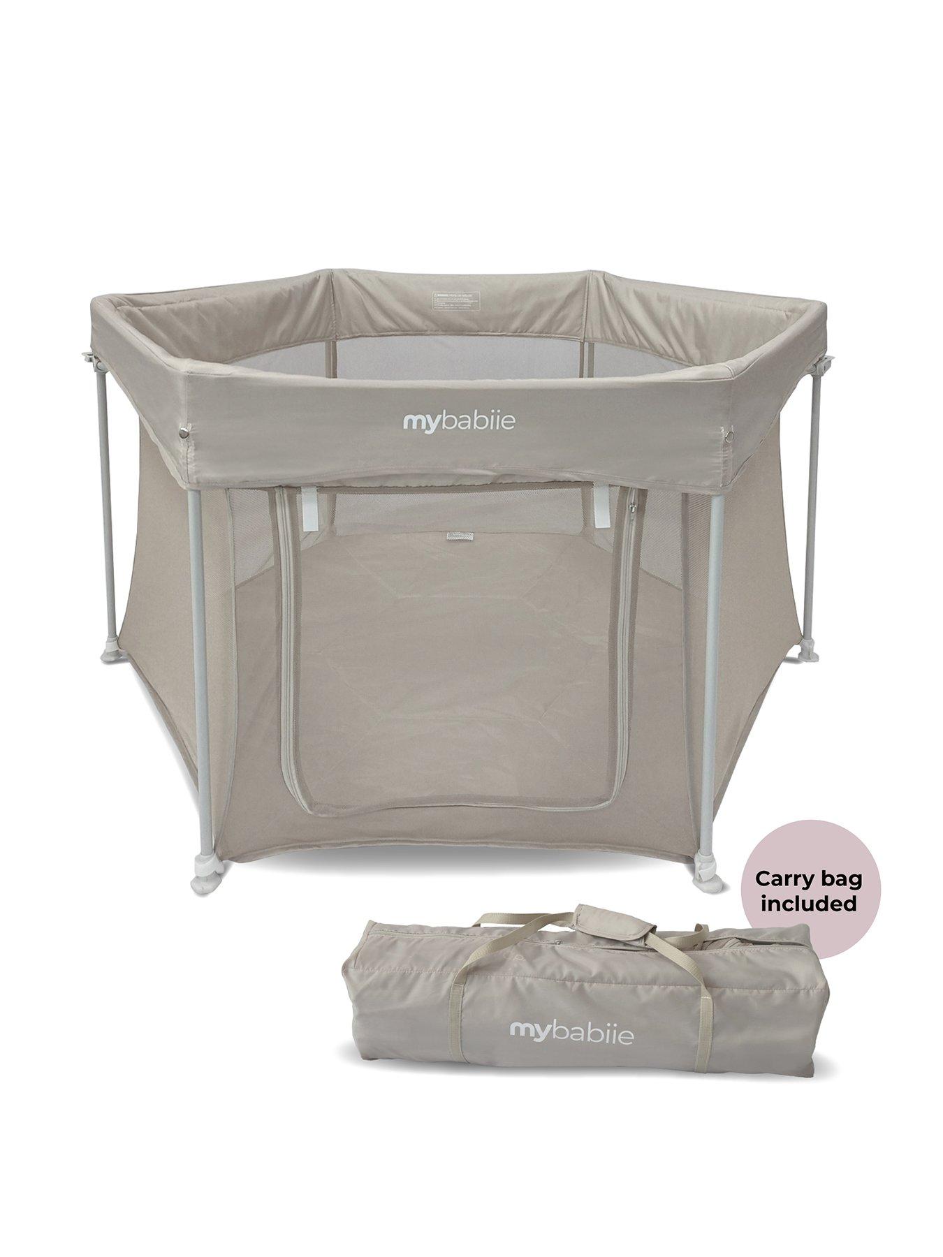 Image 2 of 7 of My Babiie Foldable Baby Playpen - Ivory