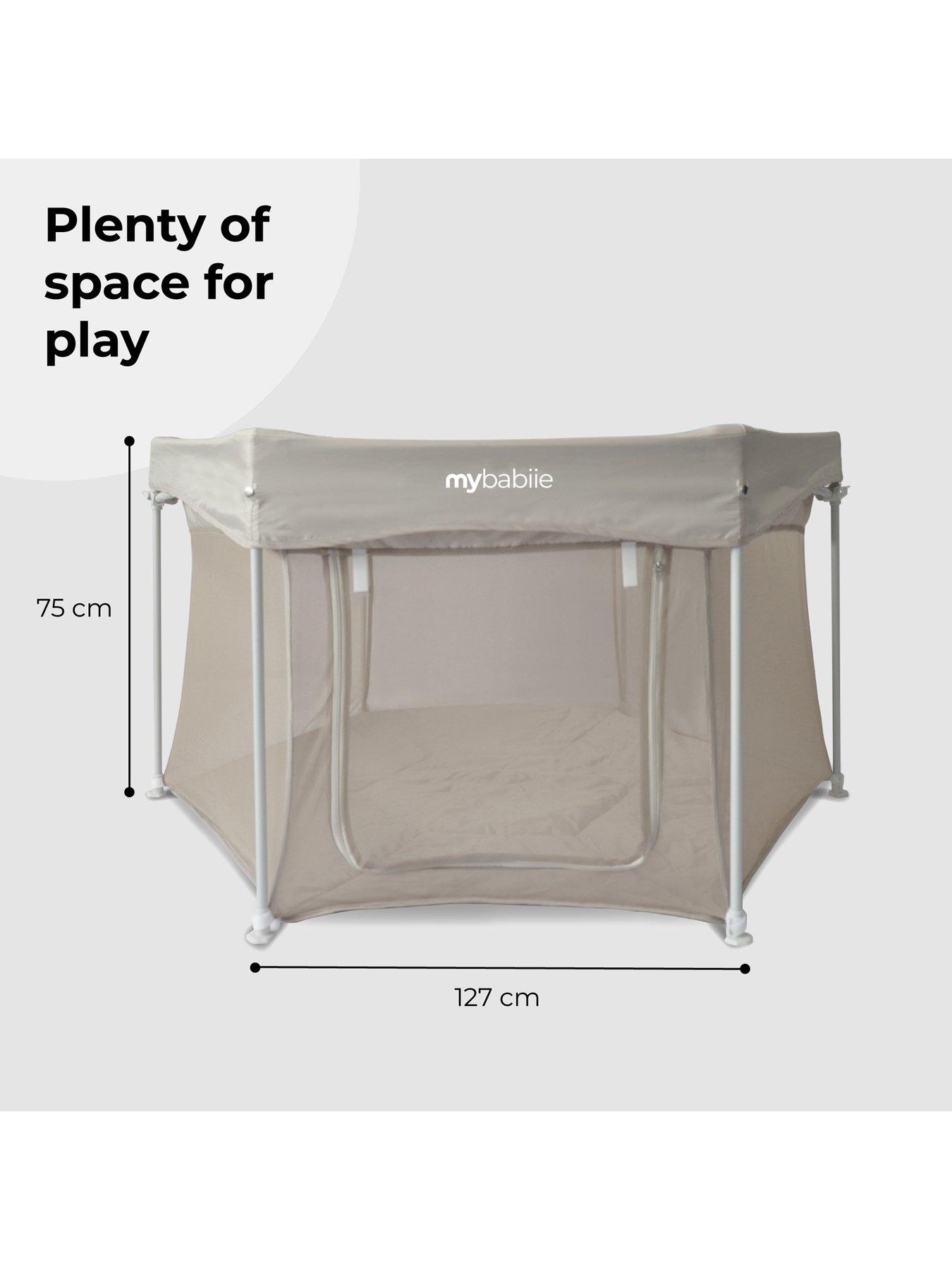 Image 7 of 7 of My Babiie Foldable Baby Playpen - Ivory