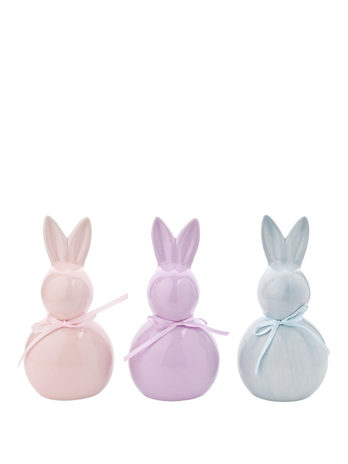 set-of-3-pastel-ceramic-bunniesstillFront