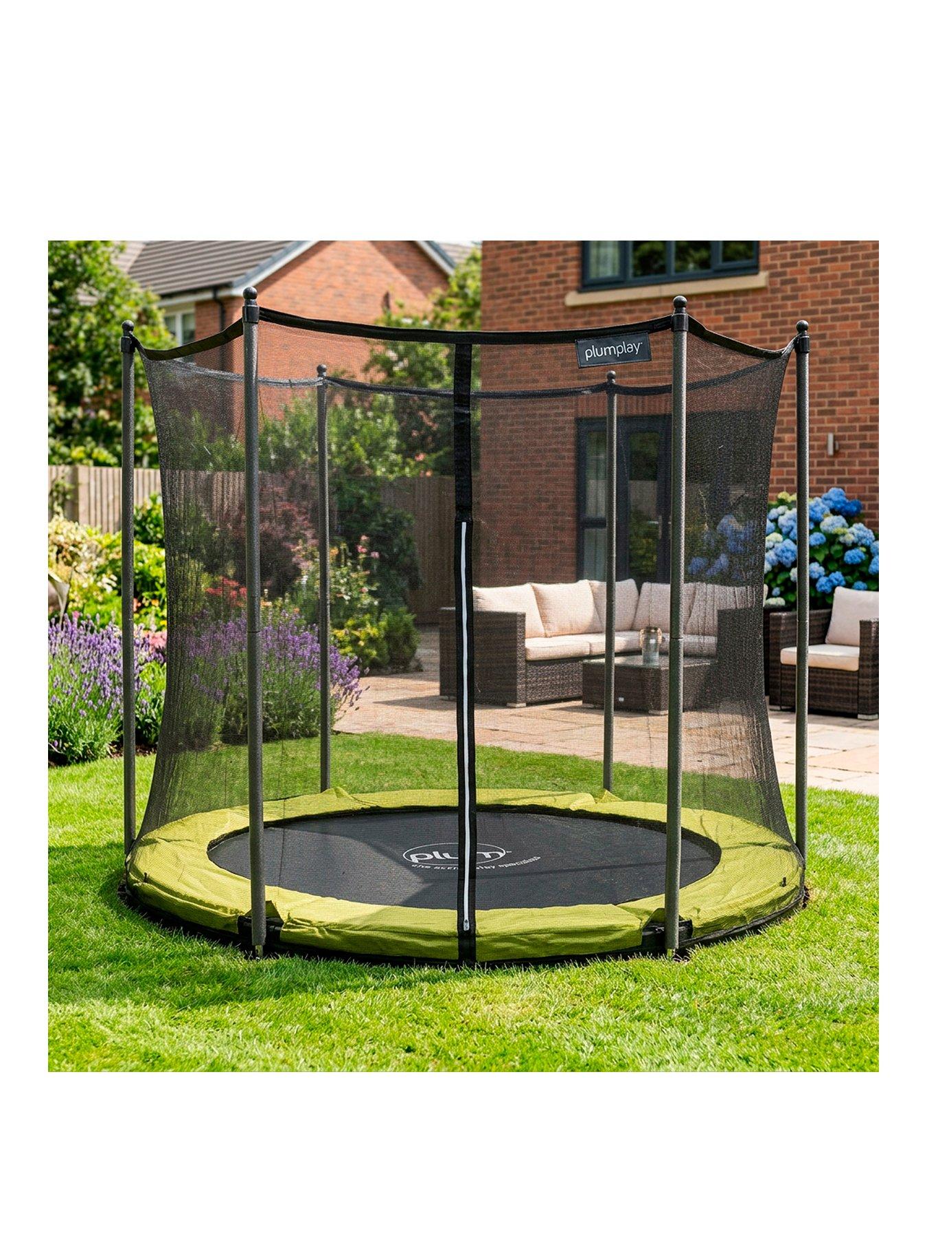 Plum Plum 8ft In-Ground Trampoline Springsafe Trampoline  &  Enclosure