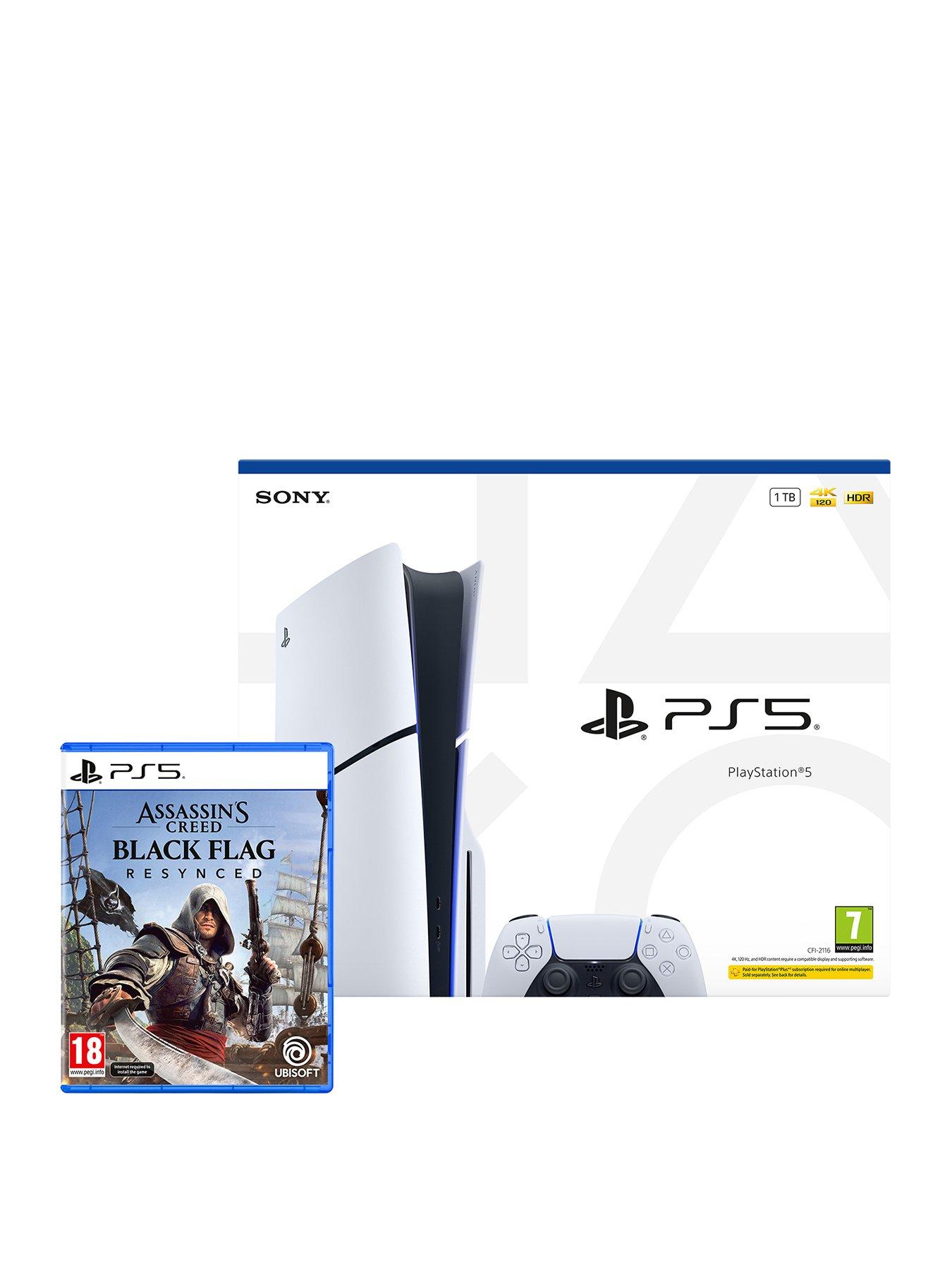 Image 1 of 7 of Playstation PlayStation&reg;5 Disc Console &ndash; 1TB &amp; Assassin's Creed: Black Flag Resynced