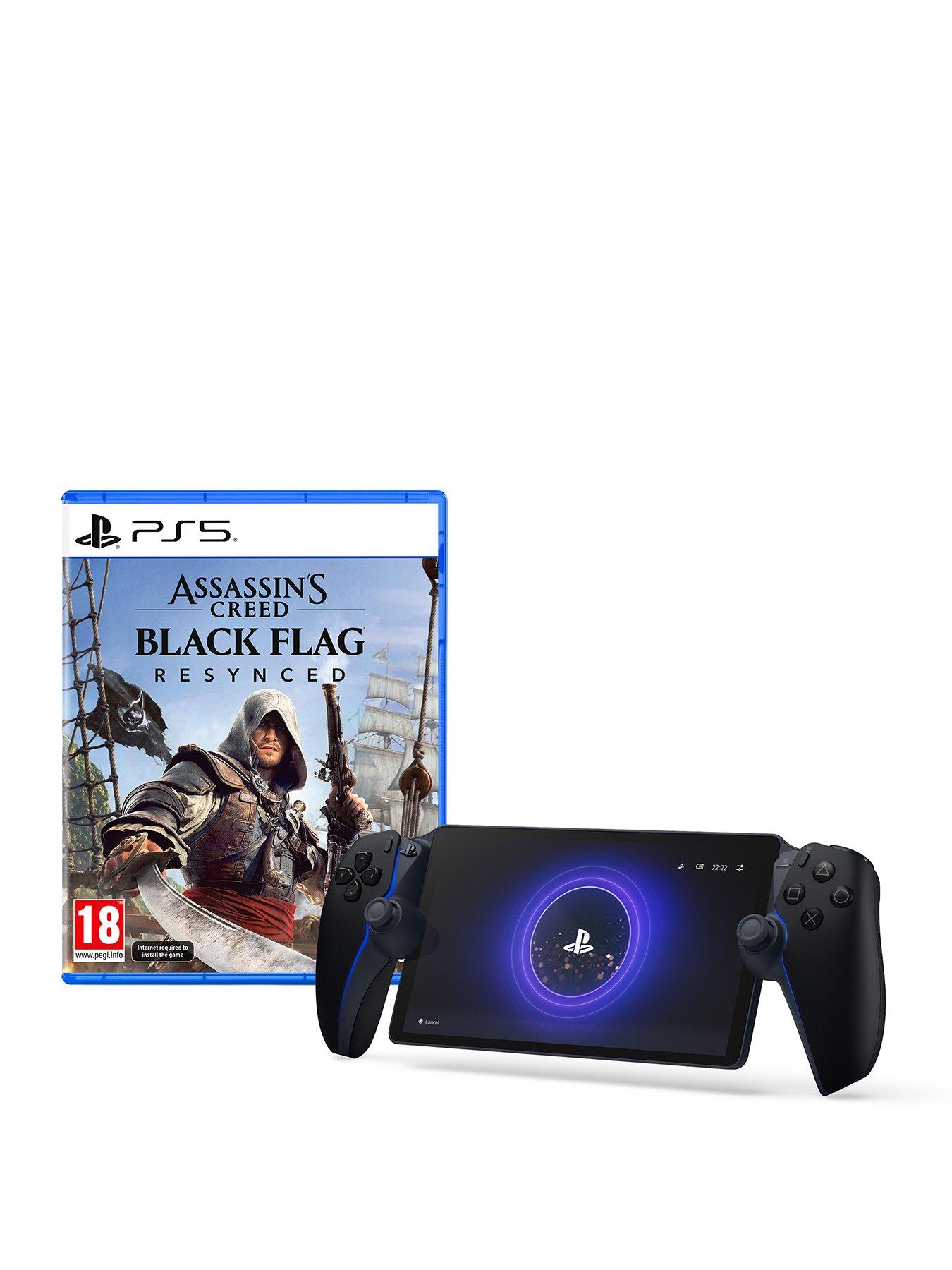 Image 1 of 7 of Playstation Portal&trade; Remote Player For PS5&reg; Console - Midnight Black&nbsp;&amp; Assassin's Creed: Black Flag Resynced