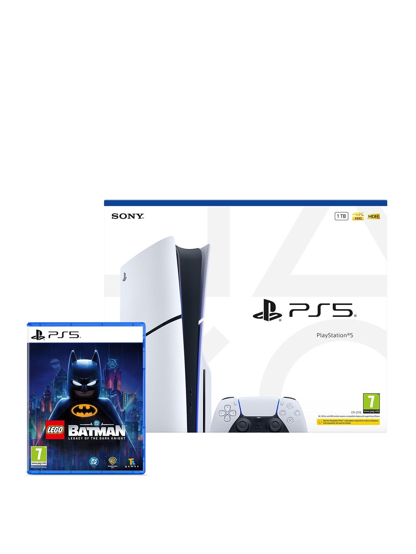 Image 1 of 8 of Playstation PlayStation&reg;5 Disc Console &ndash; 1TB &amp; LEGO&reg; Batman&trade;: Legacy of the Dark Knight