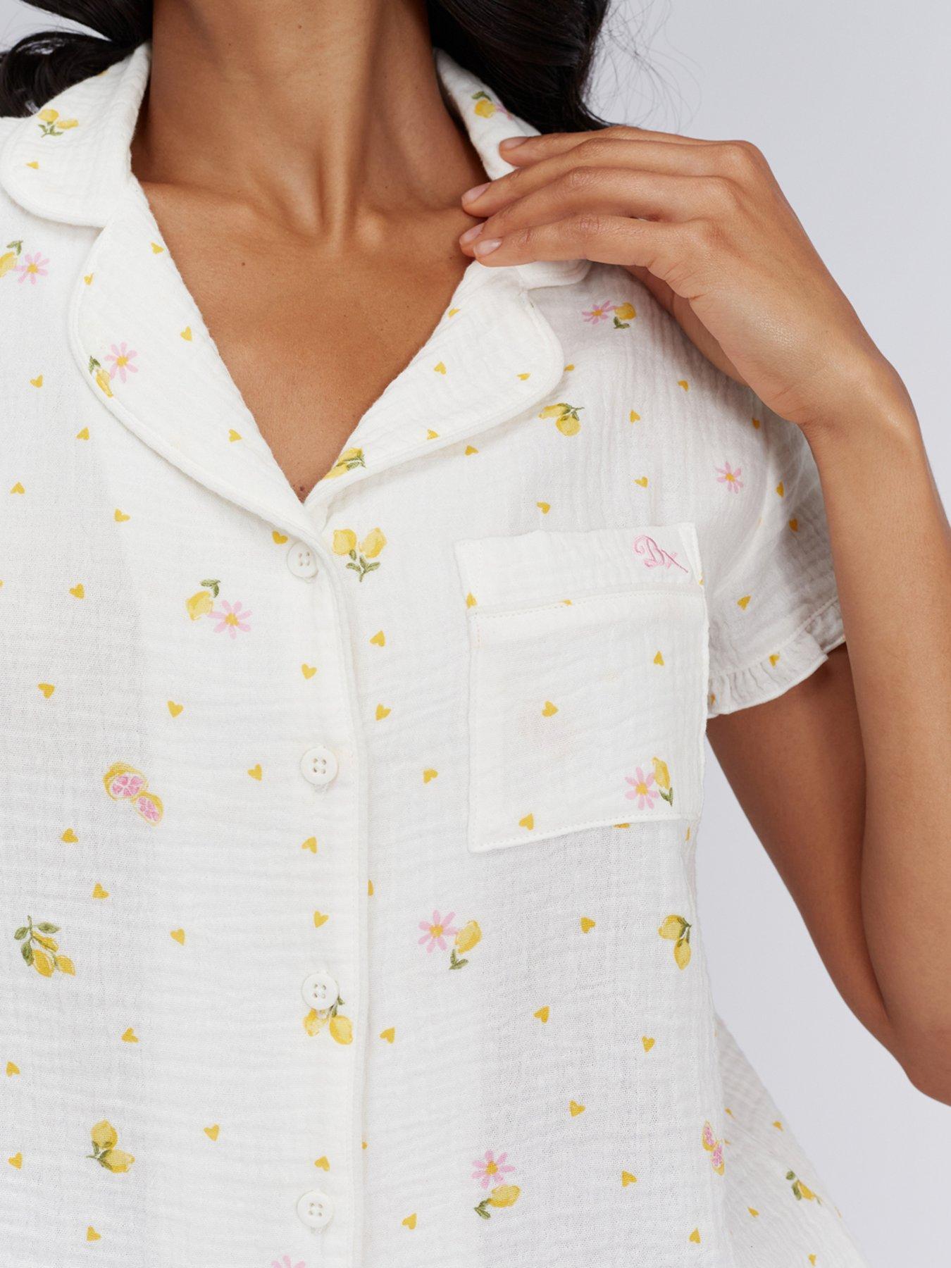 boux-avenue-lemon-cotton-short-pyjama-set-ivory-mixdetail
