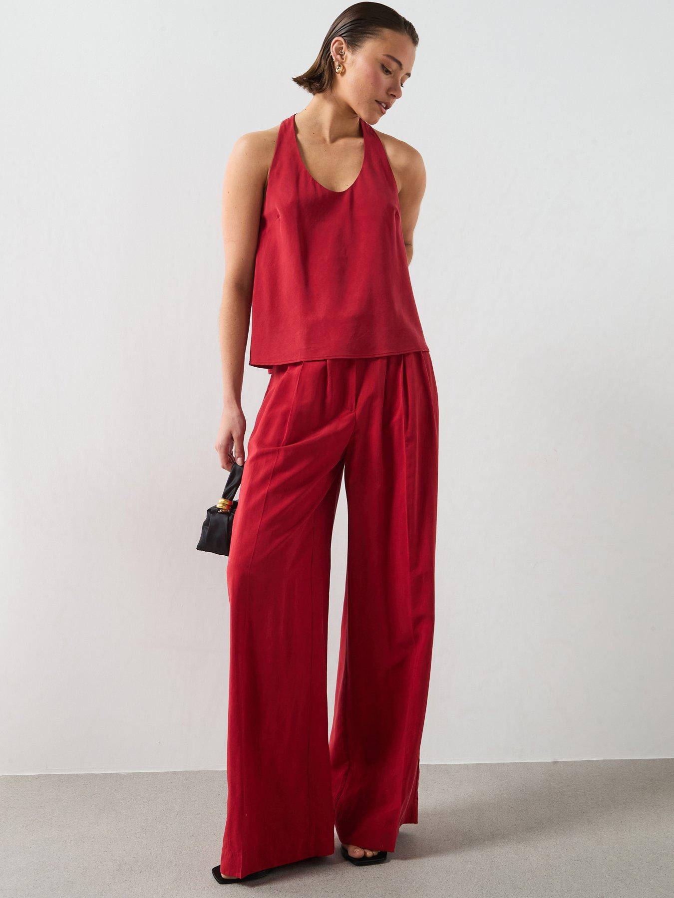 Mango Trousers Vera - Red