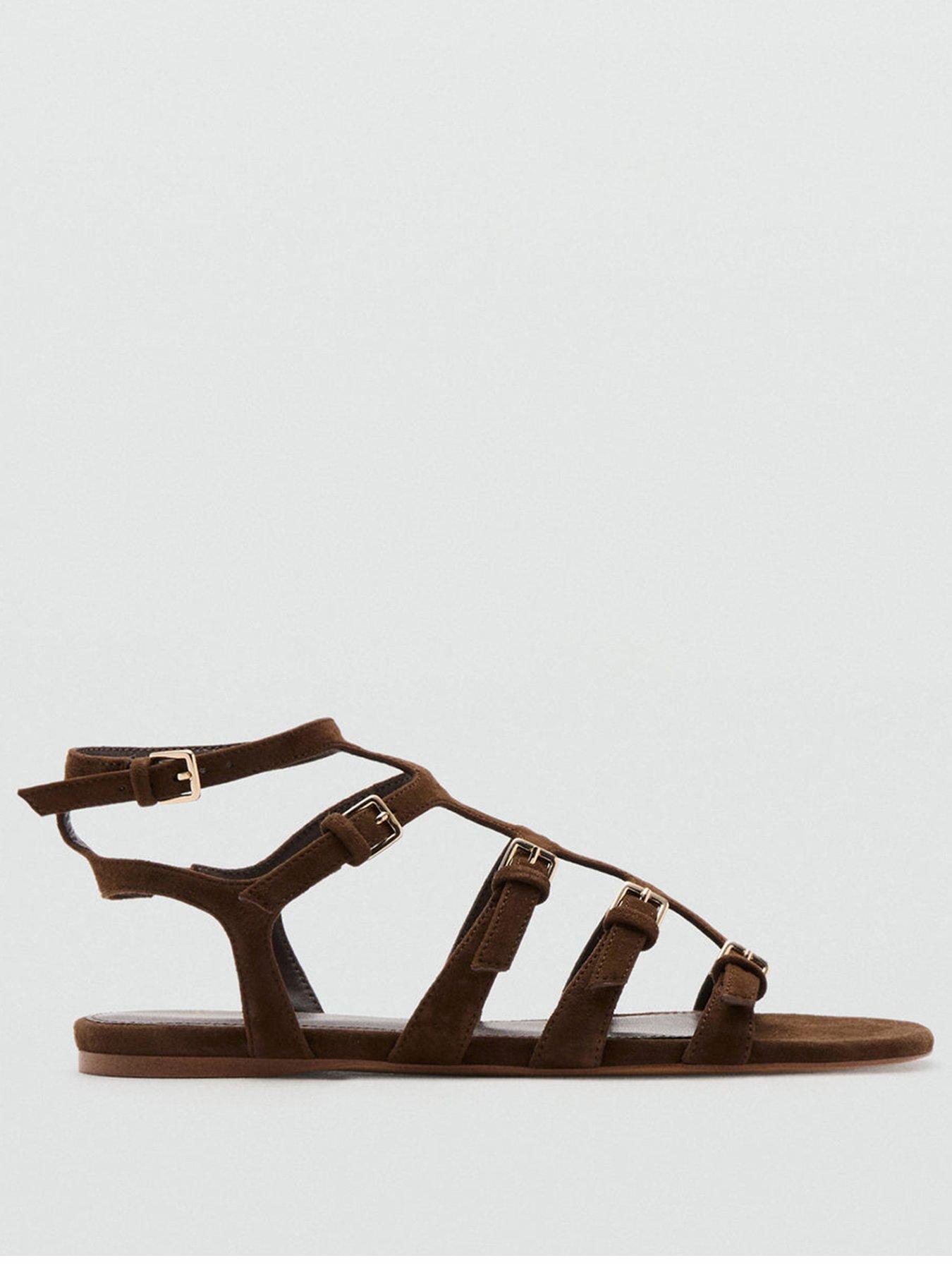 Image 2 of 4 of Mango Sandals Romi - Brown
