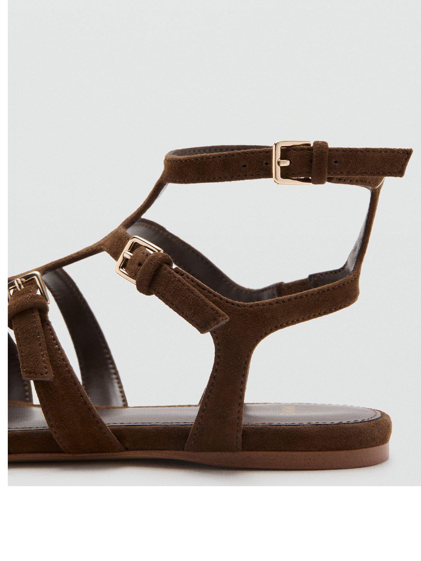 Image 3 of 4 of Mango Sandals Romi - Brown