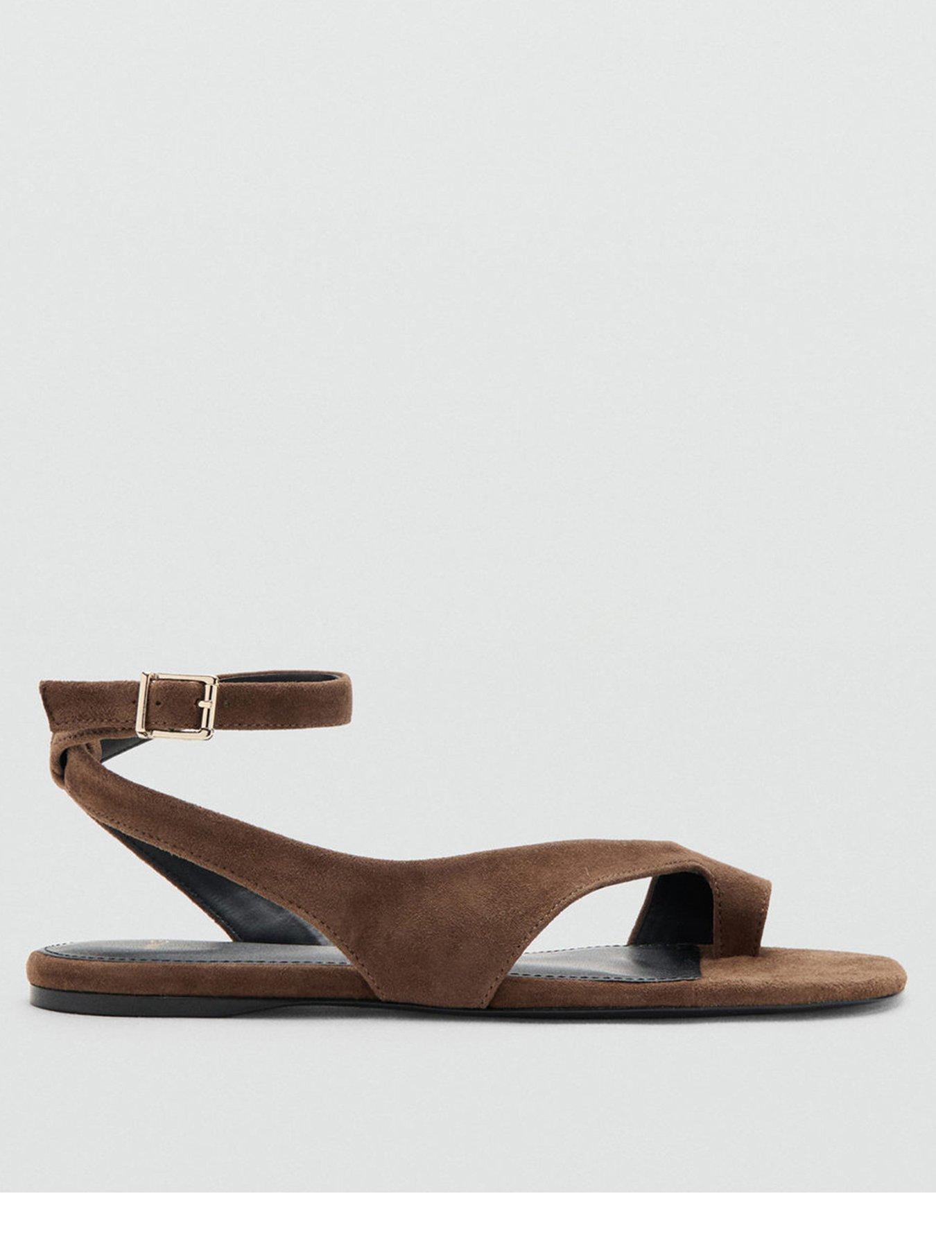 Mango Strap Sandals - Brown