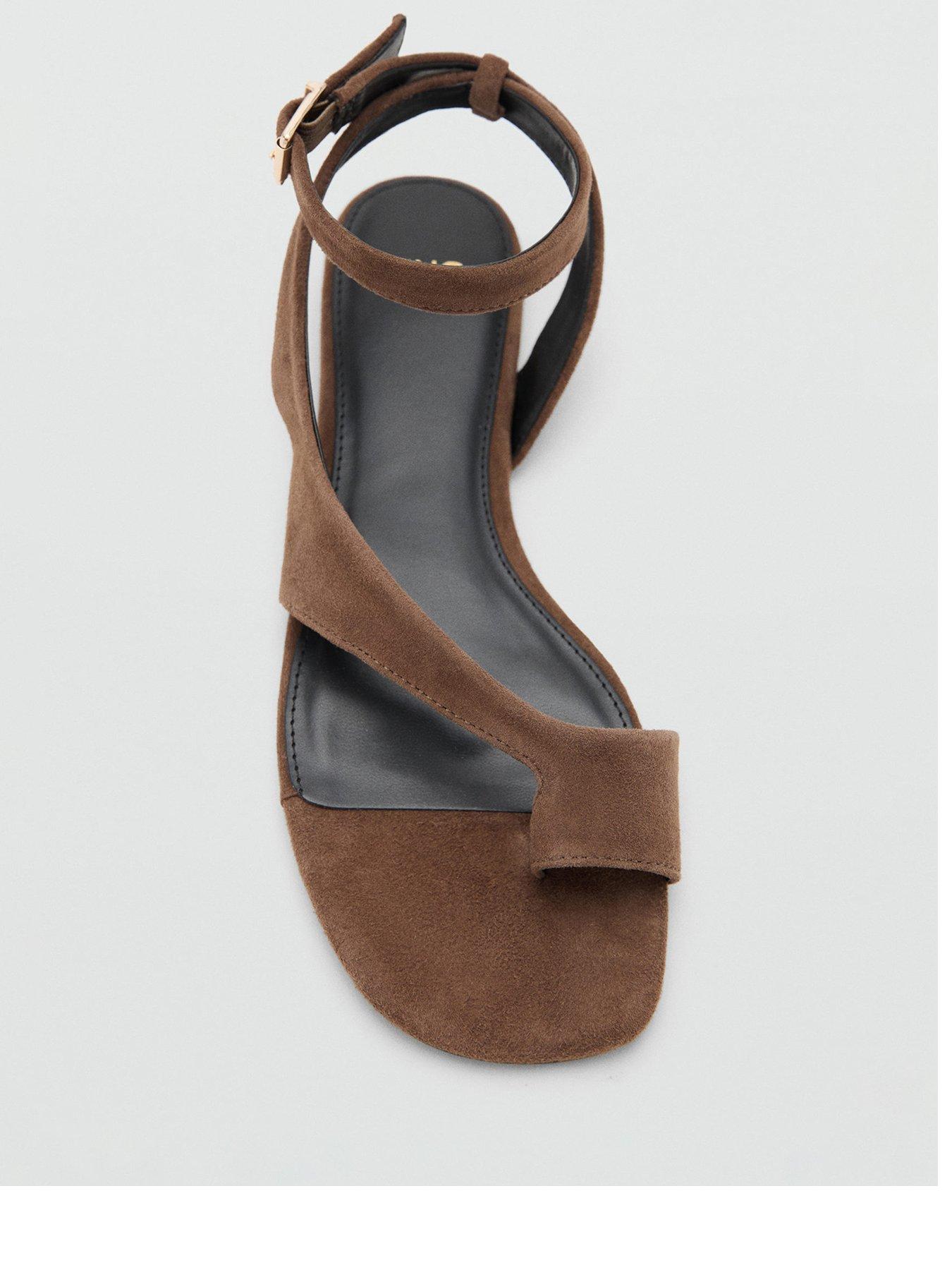 Image 3 of 4 of Mango Strap Sandals - Brown