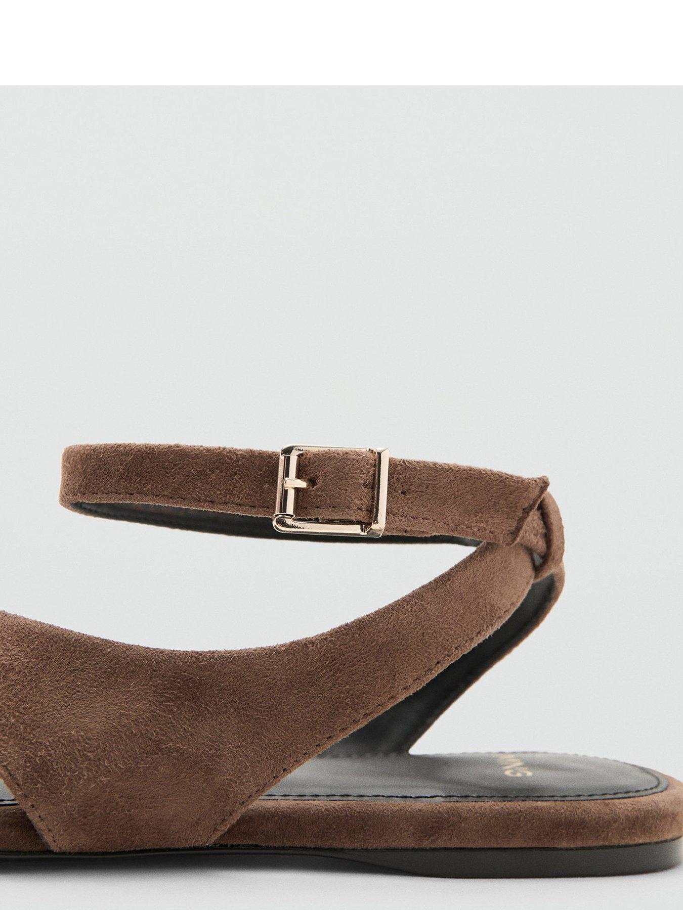 Image 4 of 4 of Mango Strap Sandals - Brown