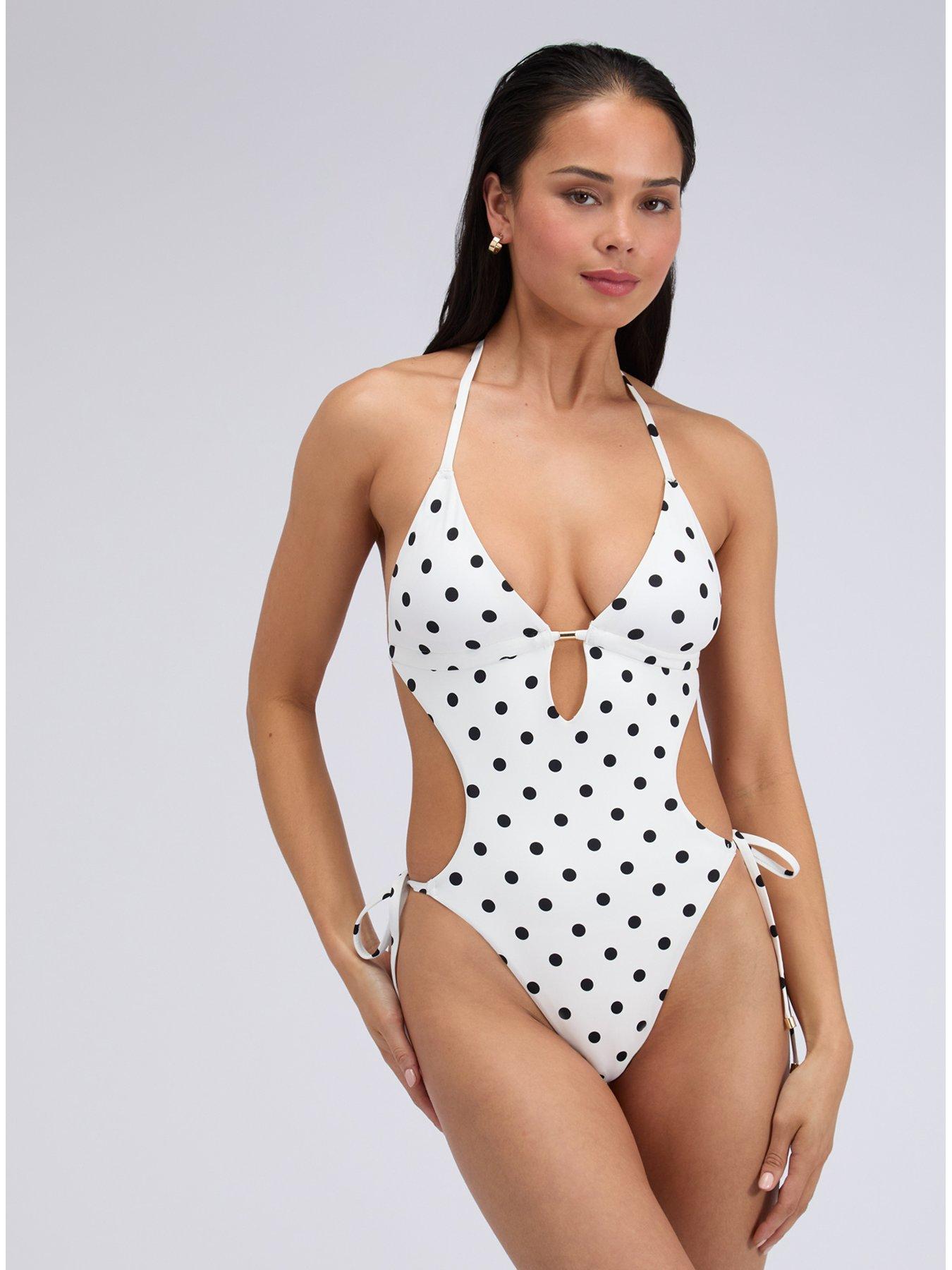 Boux Avenue Boux Avenue Naxos String Side Swimsuit - White Mix