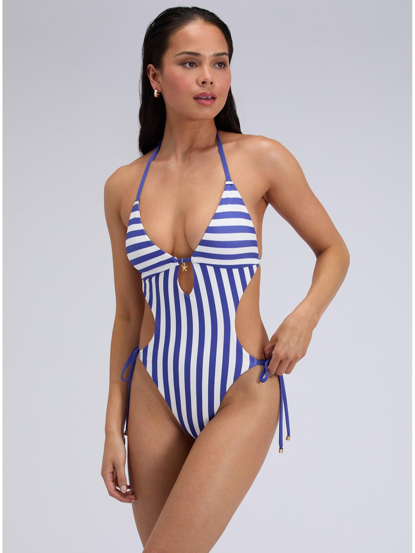boux-avenue-naxos-string-side-swimsuit-blue-mixfront