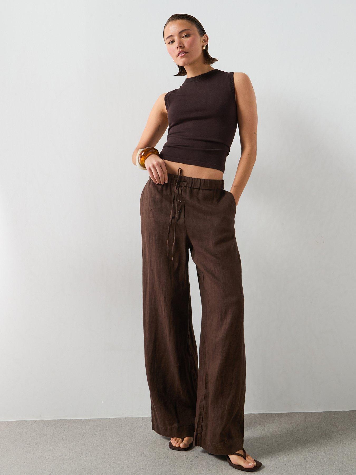 Mango Trousers Soma - Brown